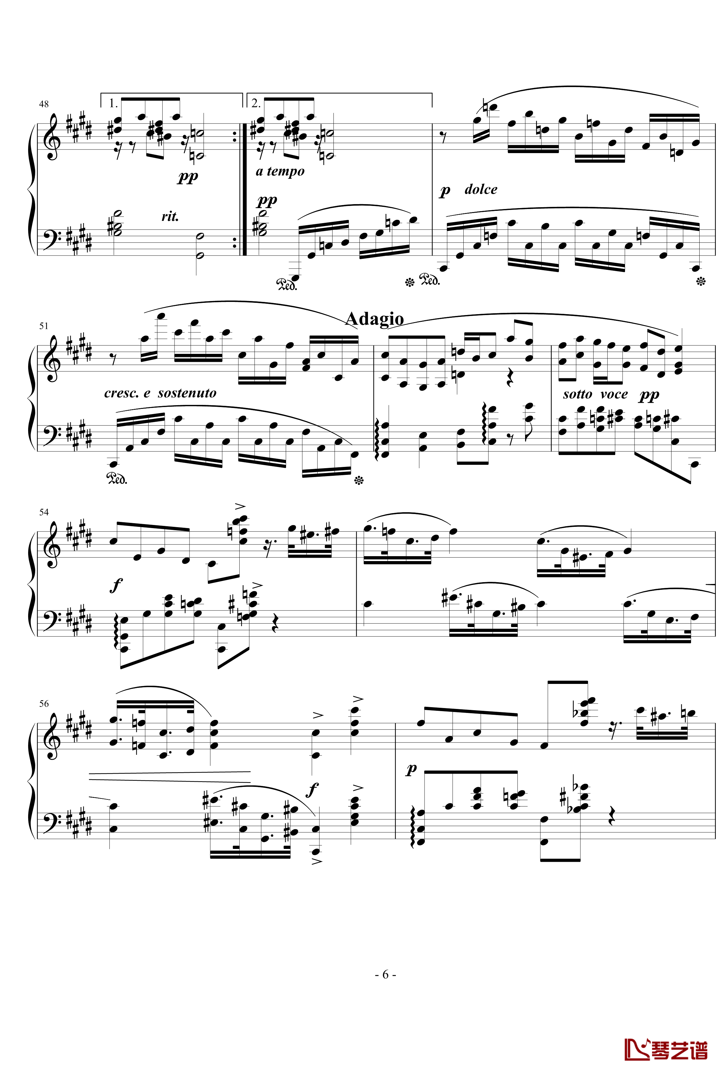 烂大俗奏鸣曲钢琴谱-1乐章-nyride6