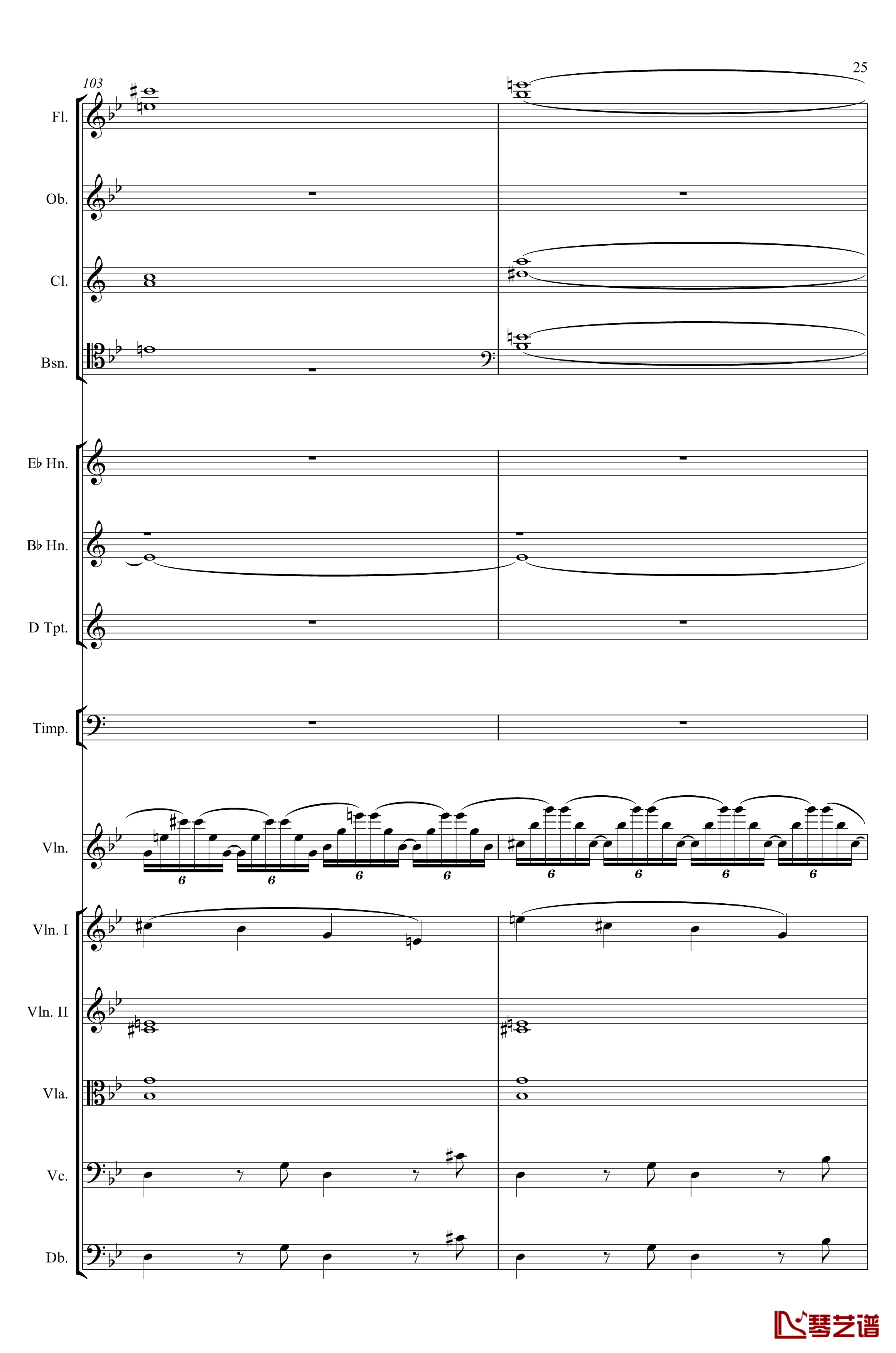 g小调第1小提琴协奏曲Op.26钢琴谱-第一乐章-Max Bruch25