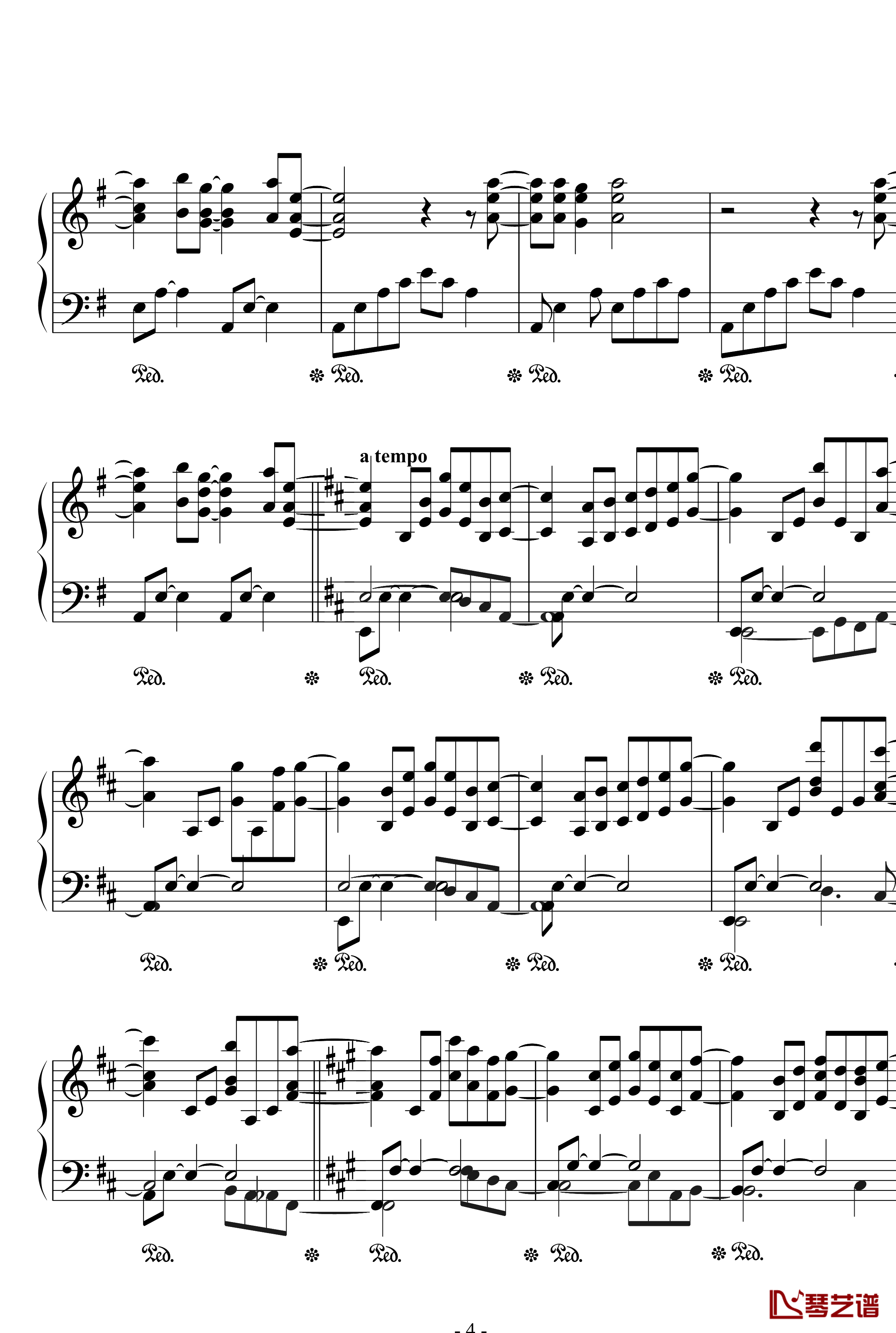 Aqua Harp钢琴谱-Wayne Lytle4