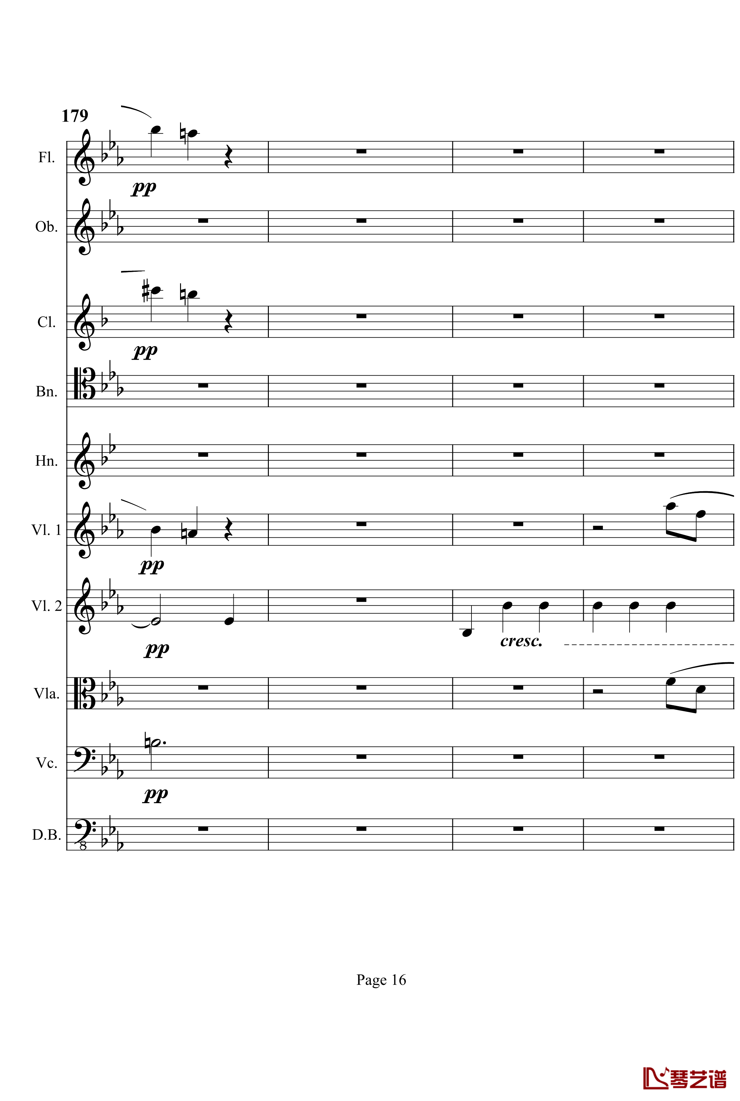 奏鸣曲之交响钢琴谱-第4首-Ⅲ-贝多芬-beethoven16