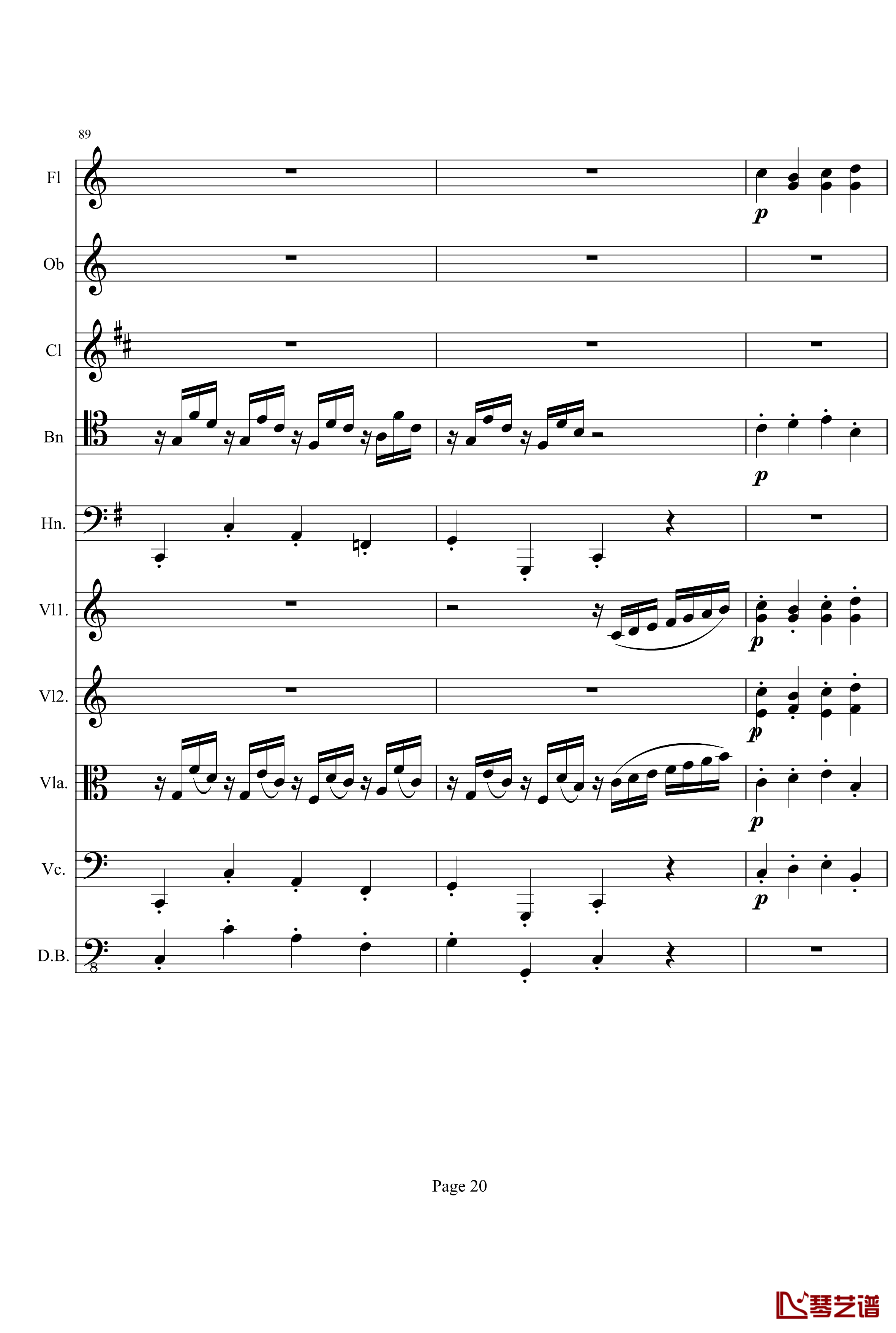 奏鸣曲之交响钢琴谱-第10首-Ⅱ-贝多芬-beethoven20