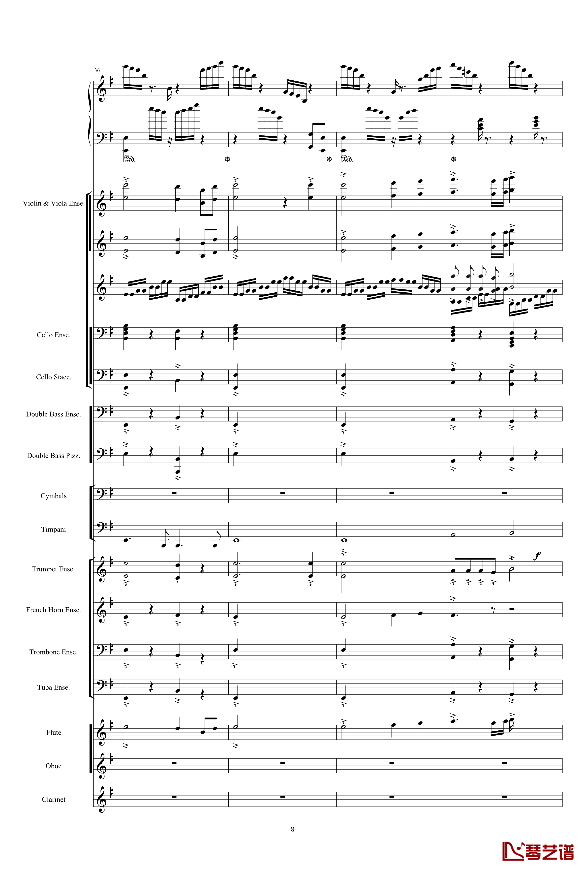 新世界协奏曲 总谱钢琴谱-马克西姆-Maksim·Mrvica8