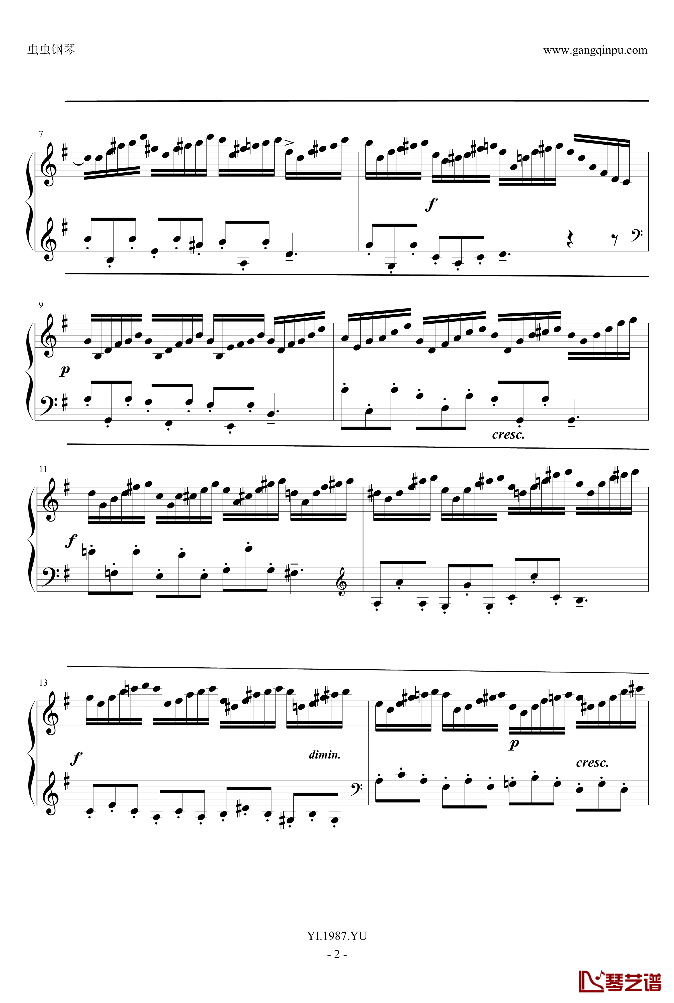 练习曲No.24钢琴谱-克拉莫2