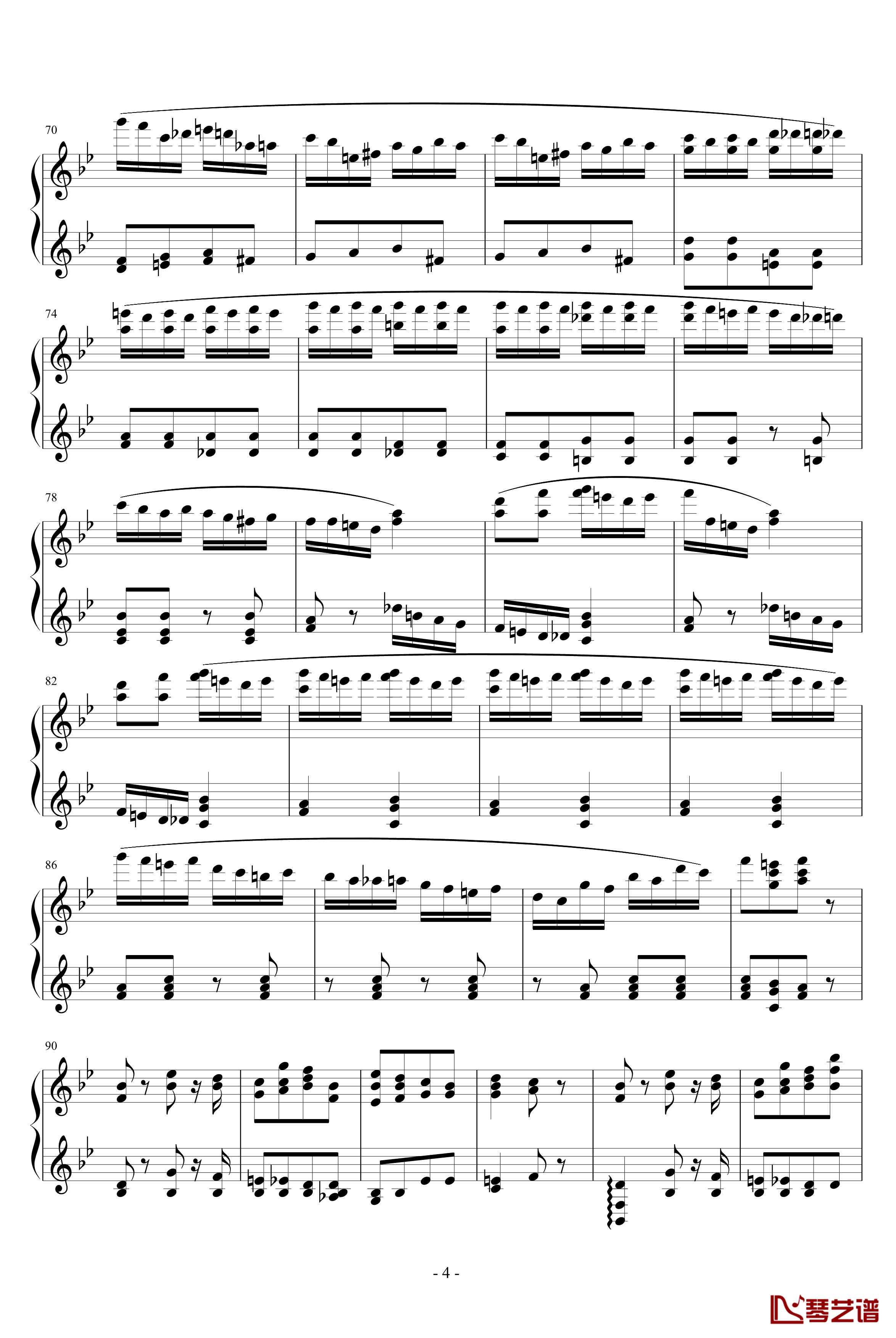胡桃夹子序曲钢琴谱-柴科夫斯基-Peter Ilyich Tchaikovsky4