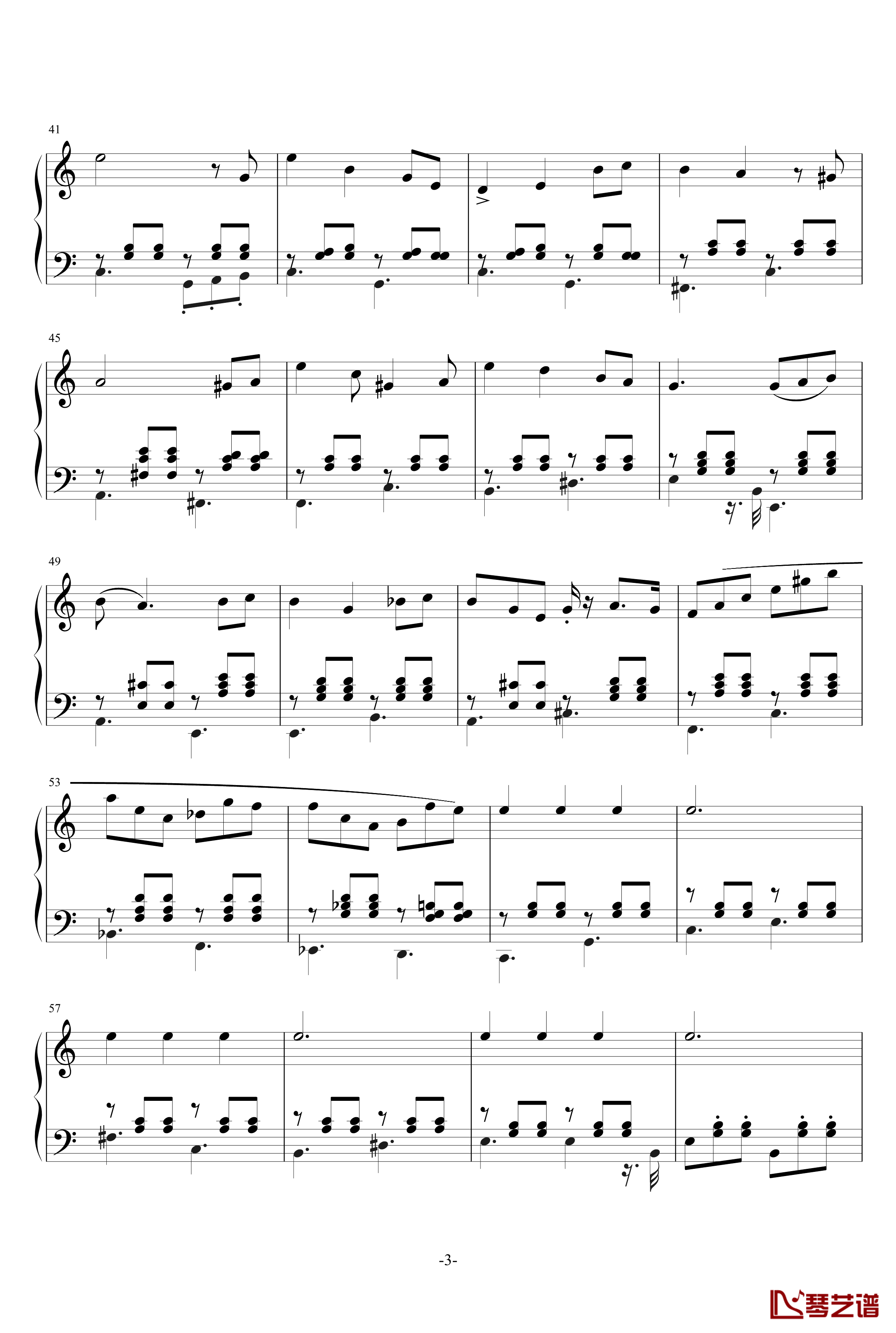 旋转木马上的小丑钢琴谱-DoubleE No4-尬哥3