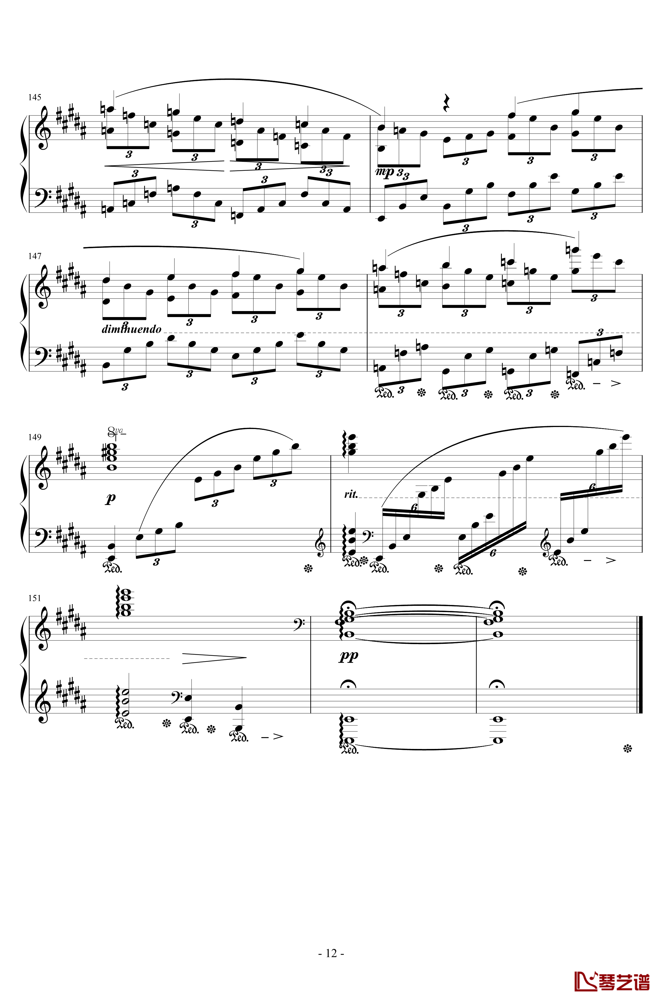 1000の言葉钢琴谱-Orchestra Version-江口贵勅12