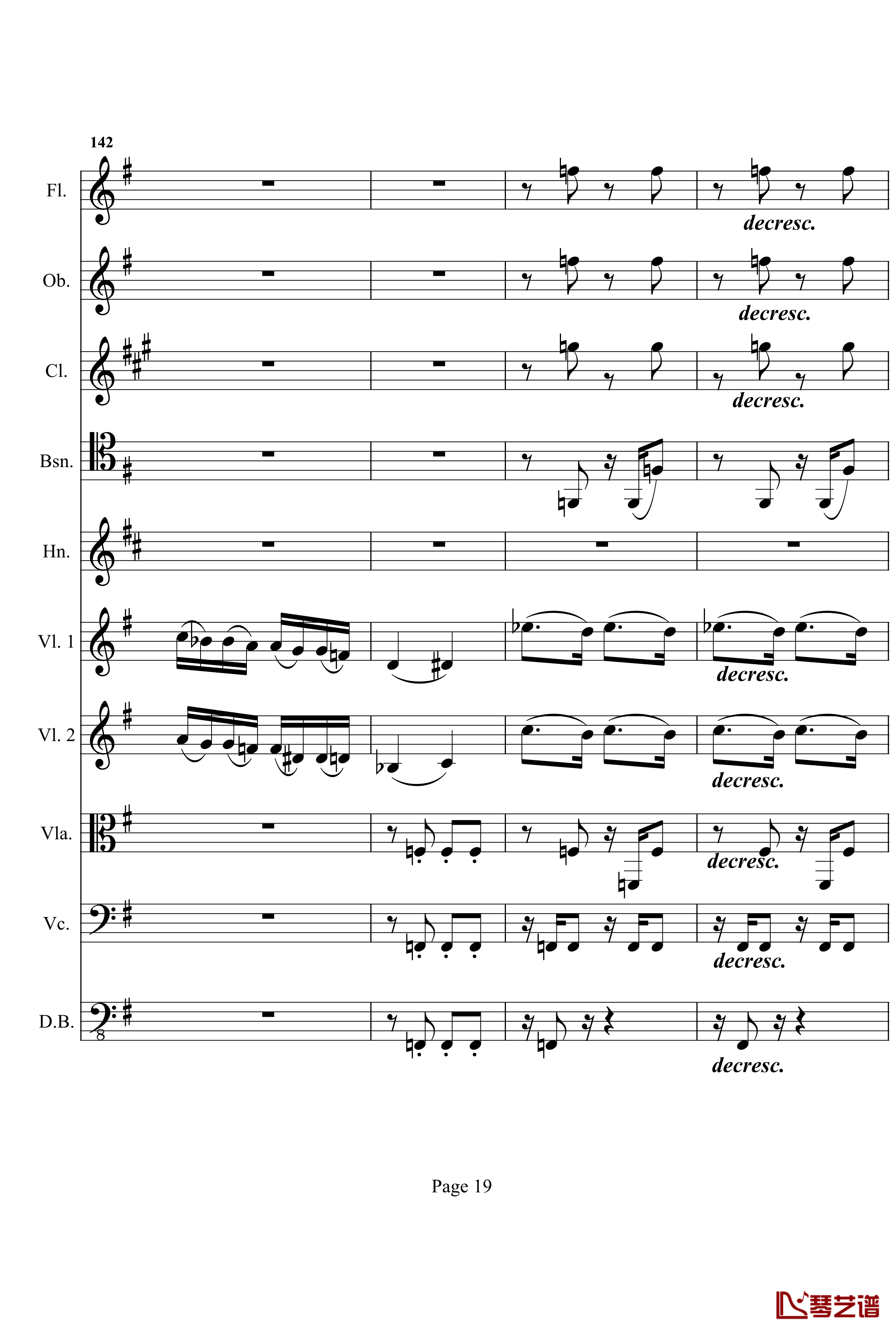 奏鸣曲之交响钢琴谱- 第十首-Ⅰ-贝多芬-beethoven19