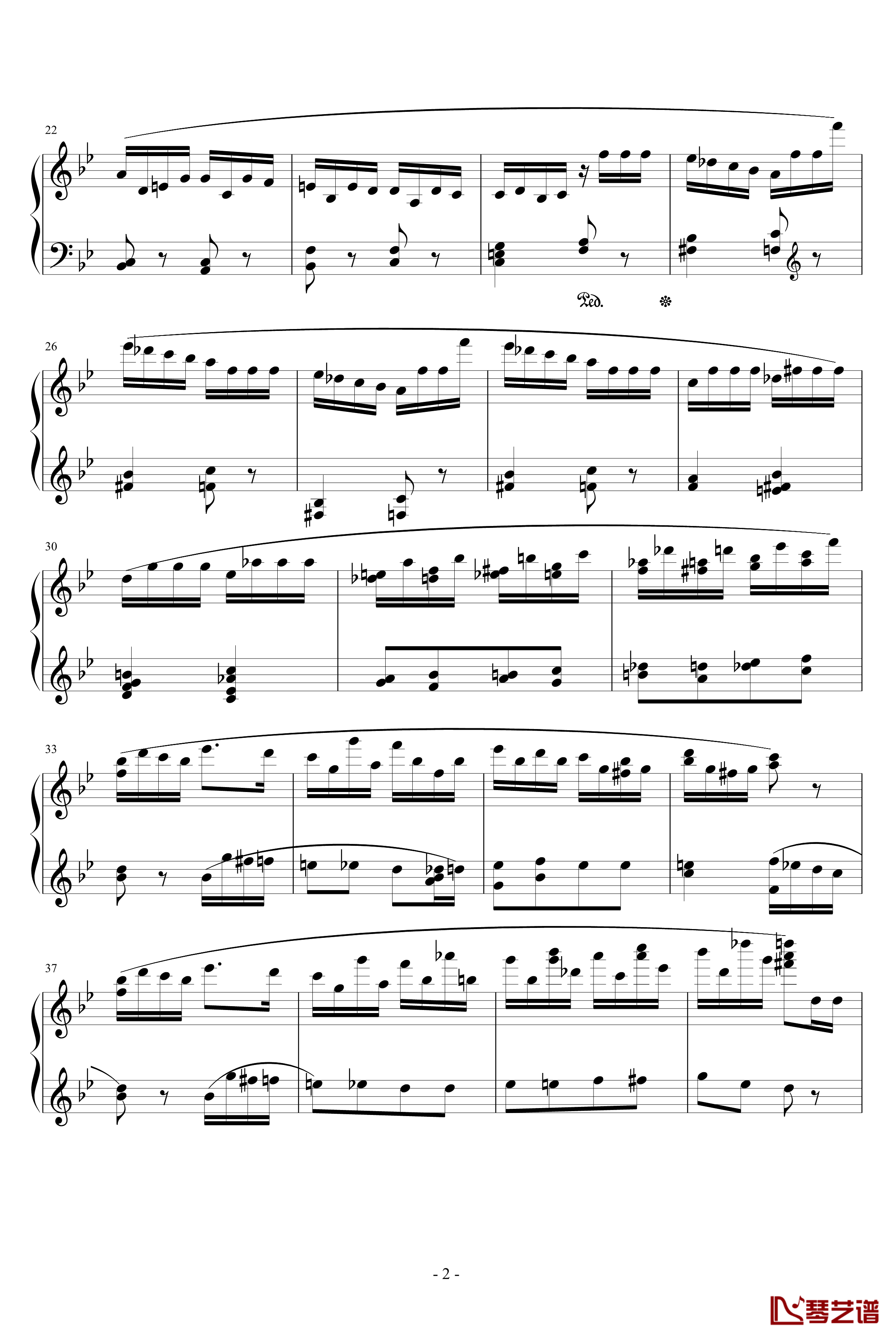胡桃夹子序曲钢琴谱-柴科夫斯基-Peter Ilyich Tchaikovsky2