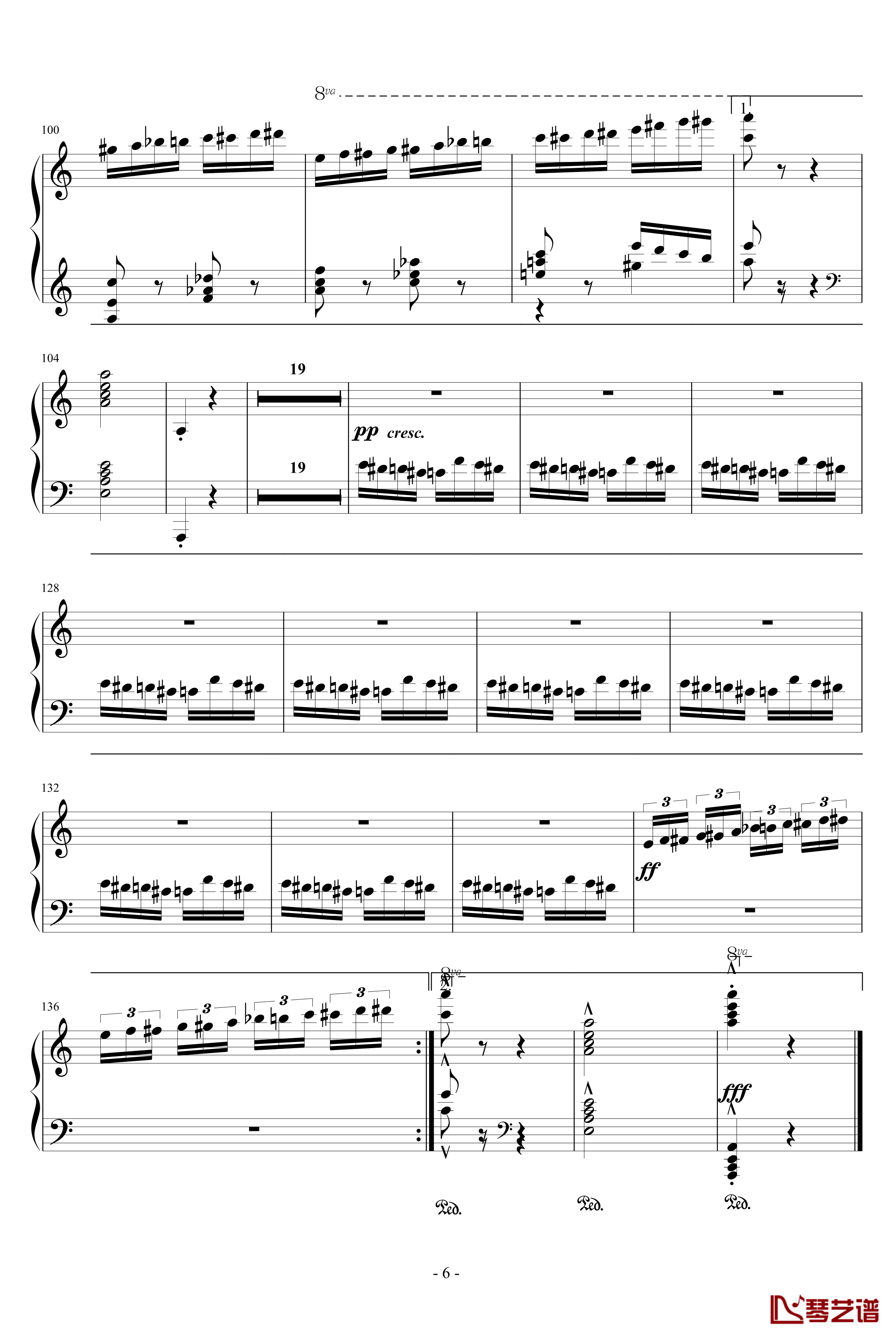 野蜂飞舞钢琴谱-Maksim演奏原版-马克西姆-Maksim·Mrvica6
