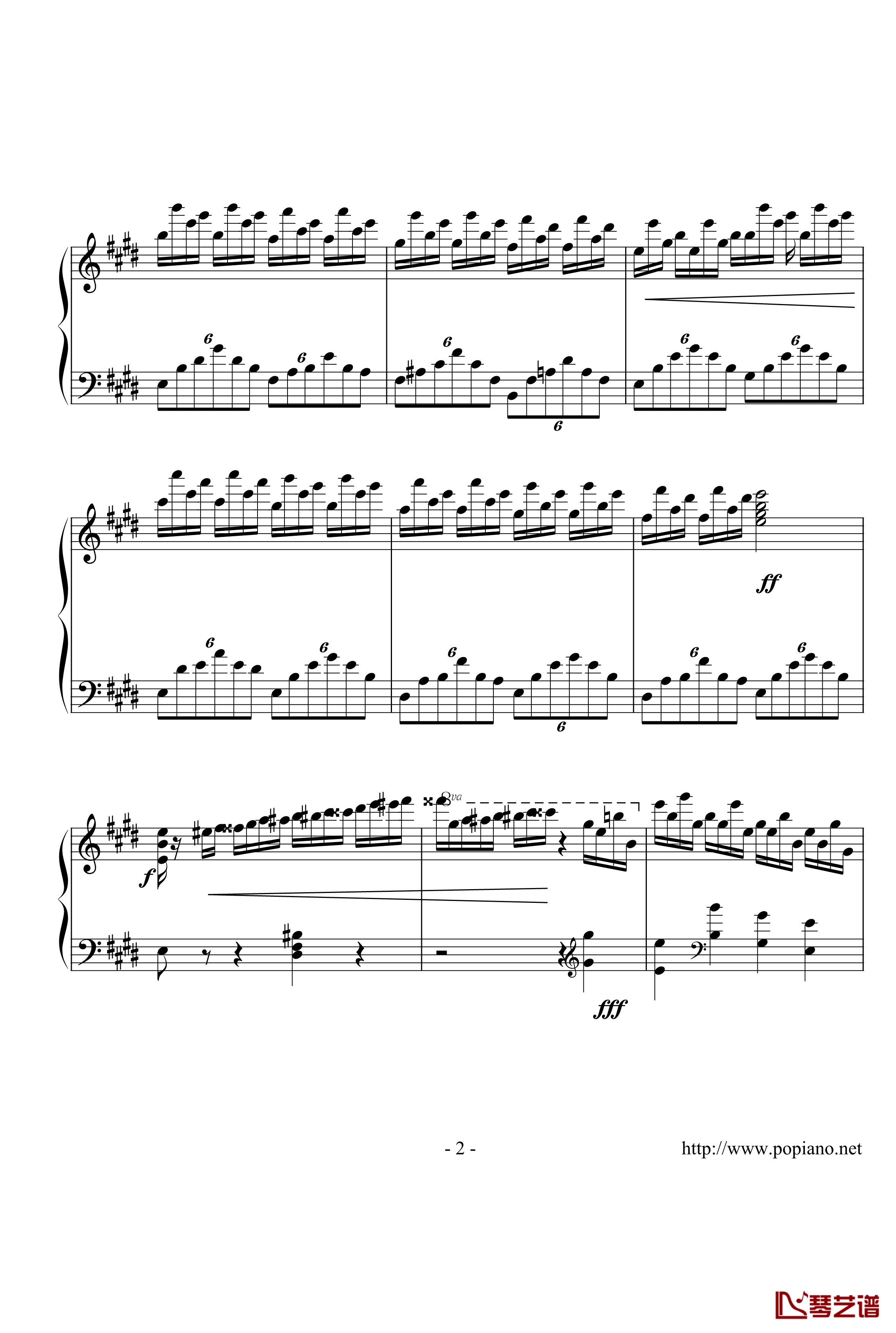 幻想即兴曲特别版钢琴谱-肖邦-chopin2