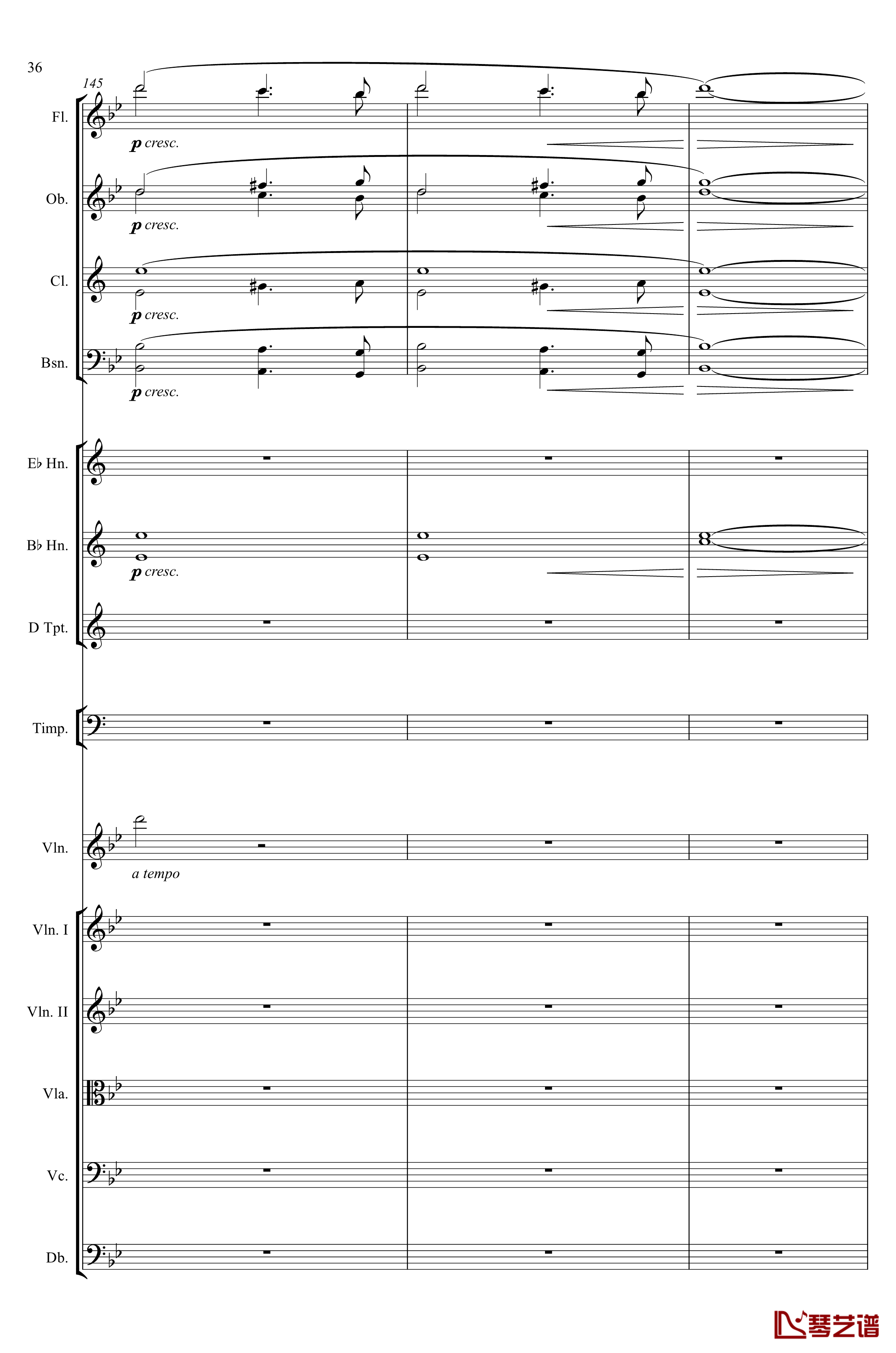 g小调第1小提琴协奏曲Op.26钢琴谱-第一乐章-Max Bruch36