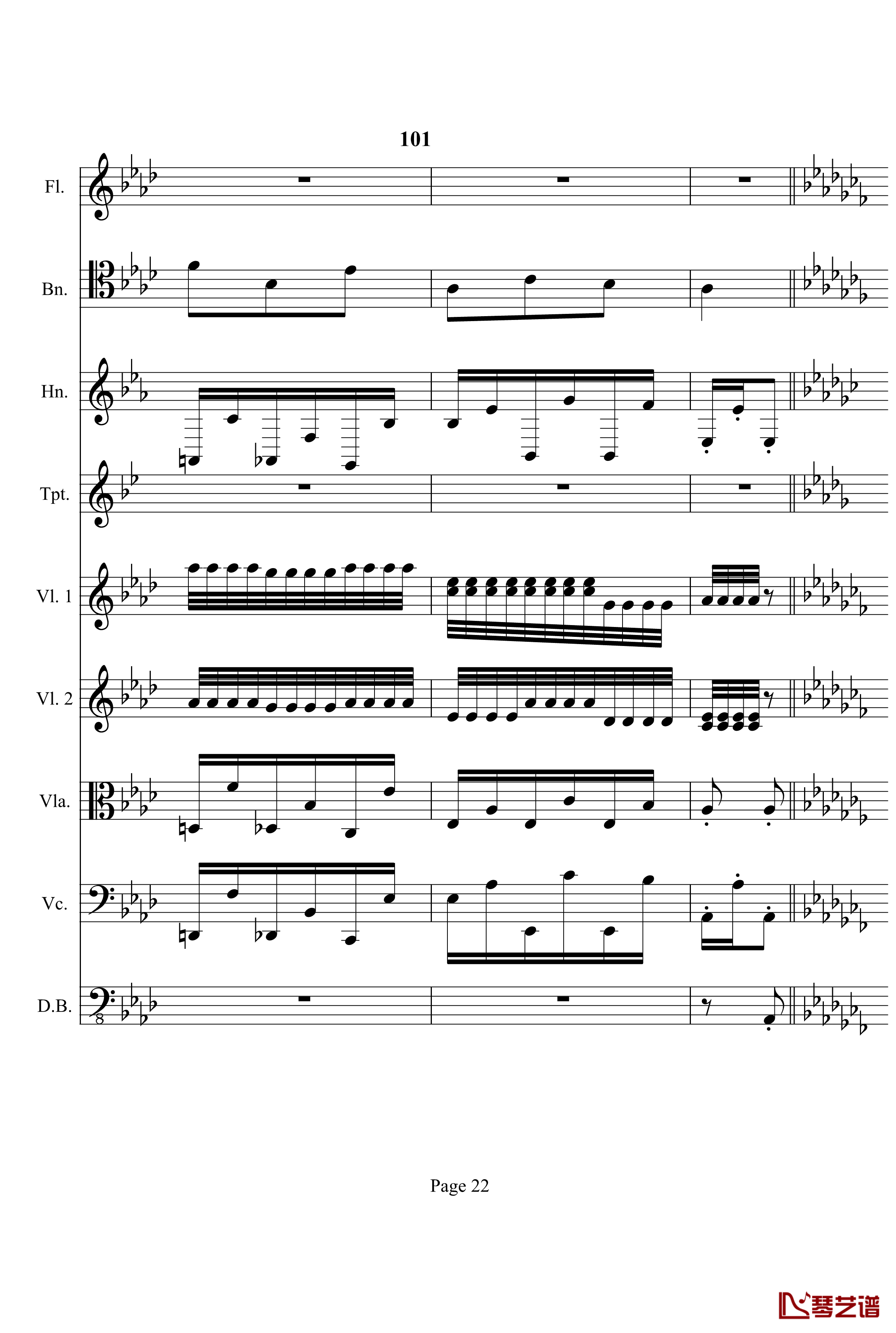 奏鸣曲之交响钢琴谱-第12首-Ⅰ-贝多芬-beethoven22