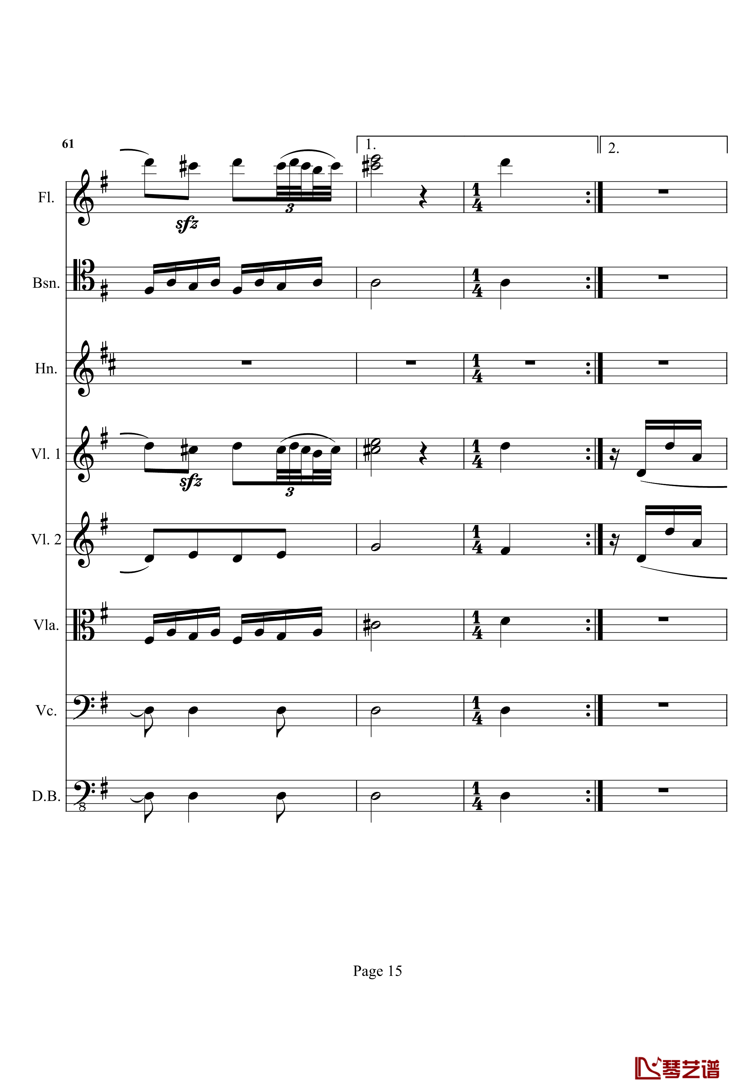 奏鸣曲之交响钢琴谱- 第十首-Ⅰ-贝多芬-beethoven15