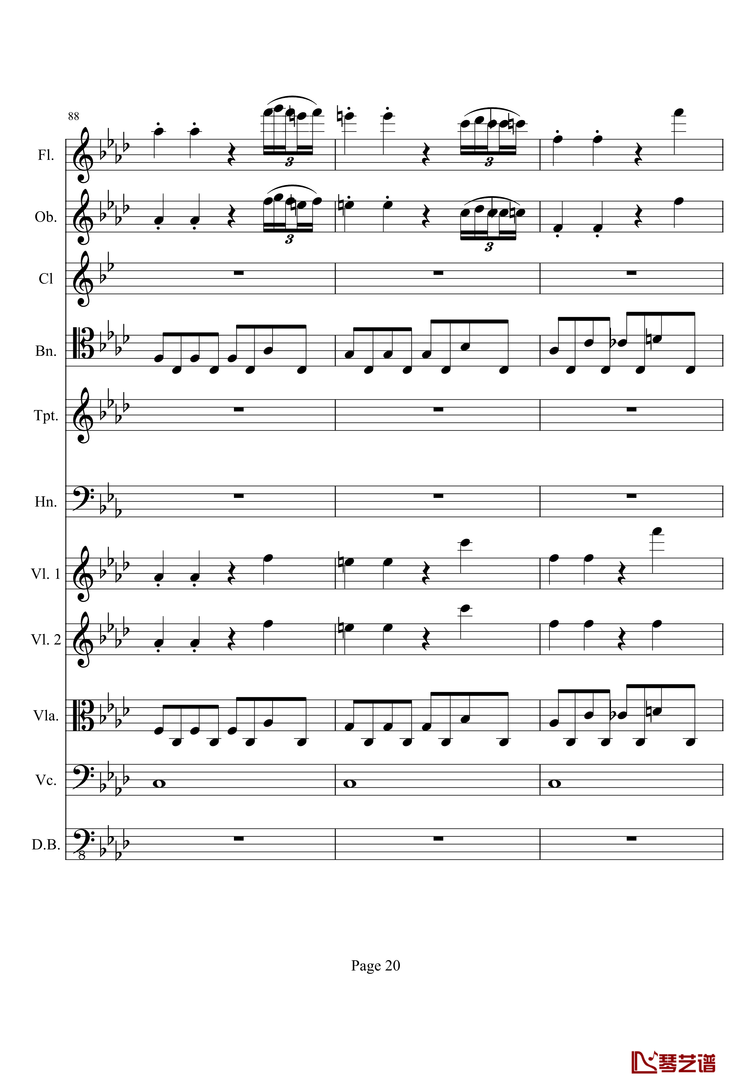 奏鸣曲之交响钢琴谱-第1首-Ⅰ-贝多芬-beethoven20