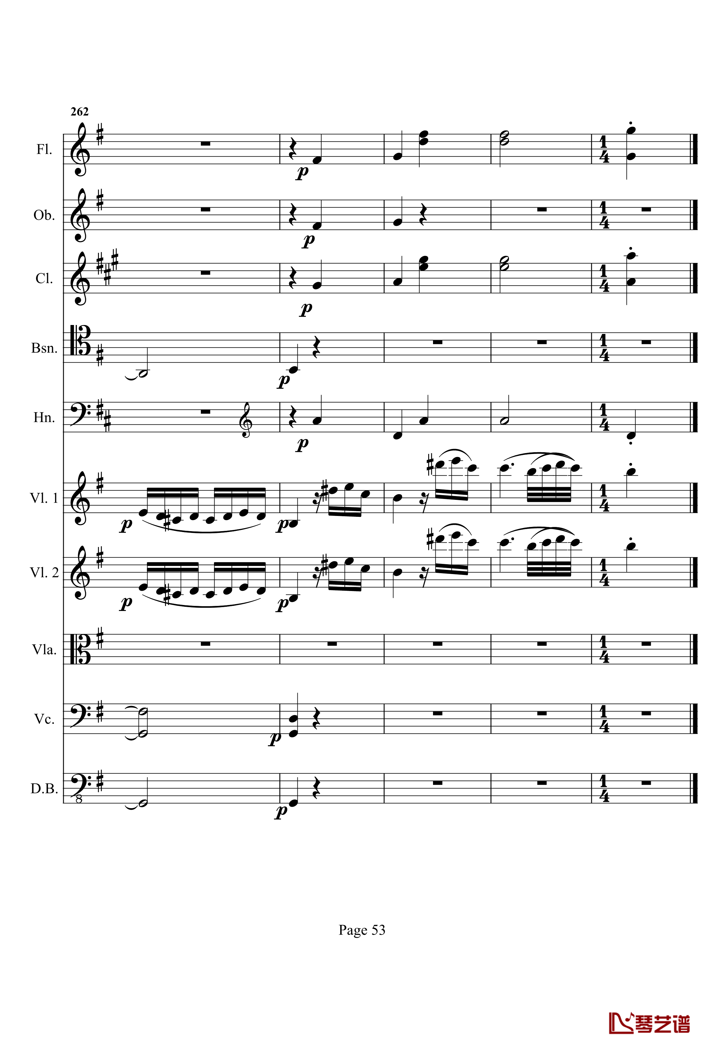 奏鸣曲之交响钢琴谱- 第十首-Ⅰ-贝多芬-beethoven53