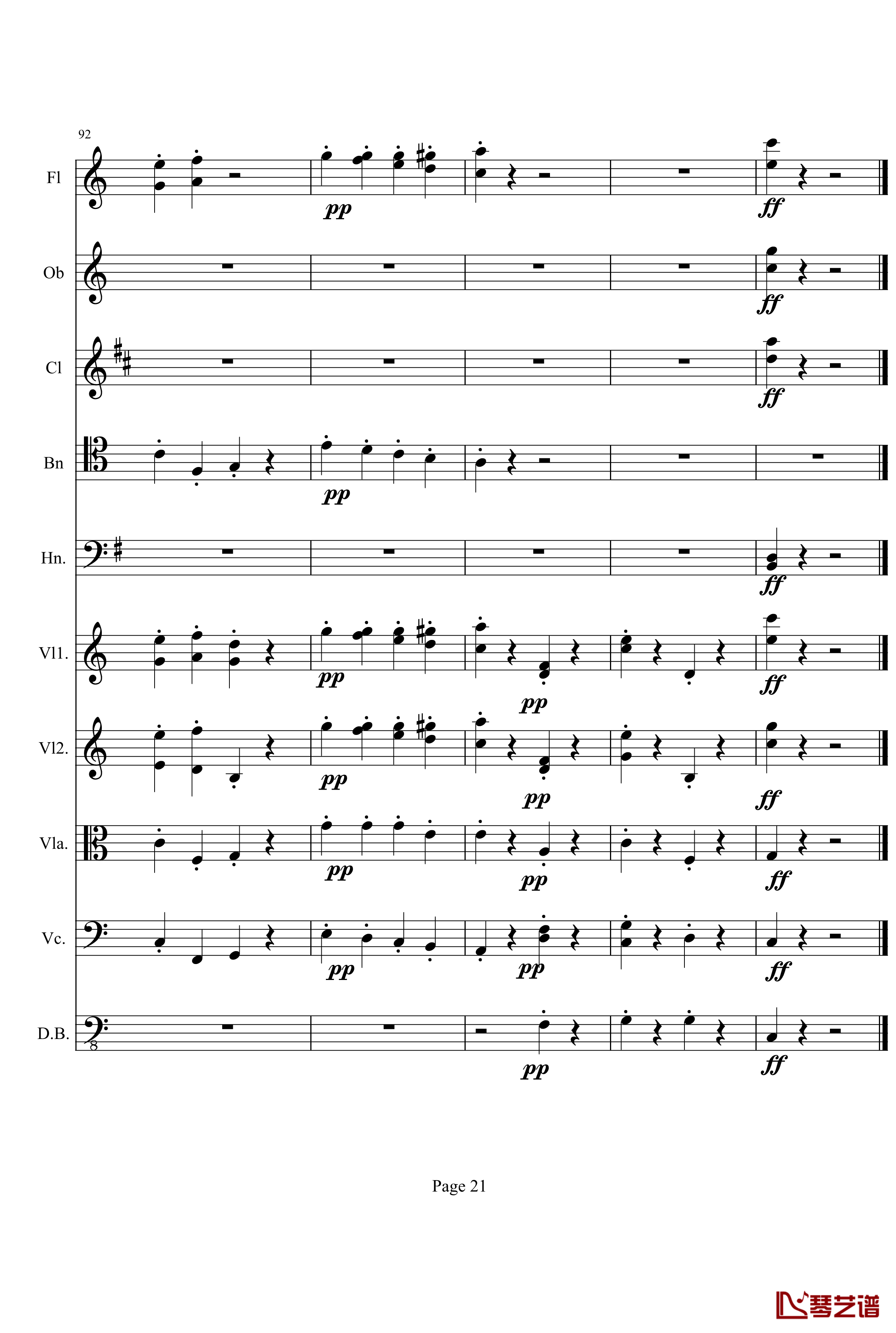 奏鸣曲之交响钢琴谱-第10首-Ⅱ-贝多芬-beethoven21