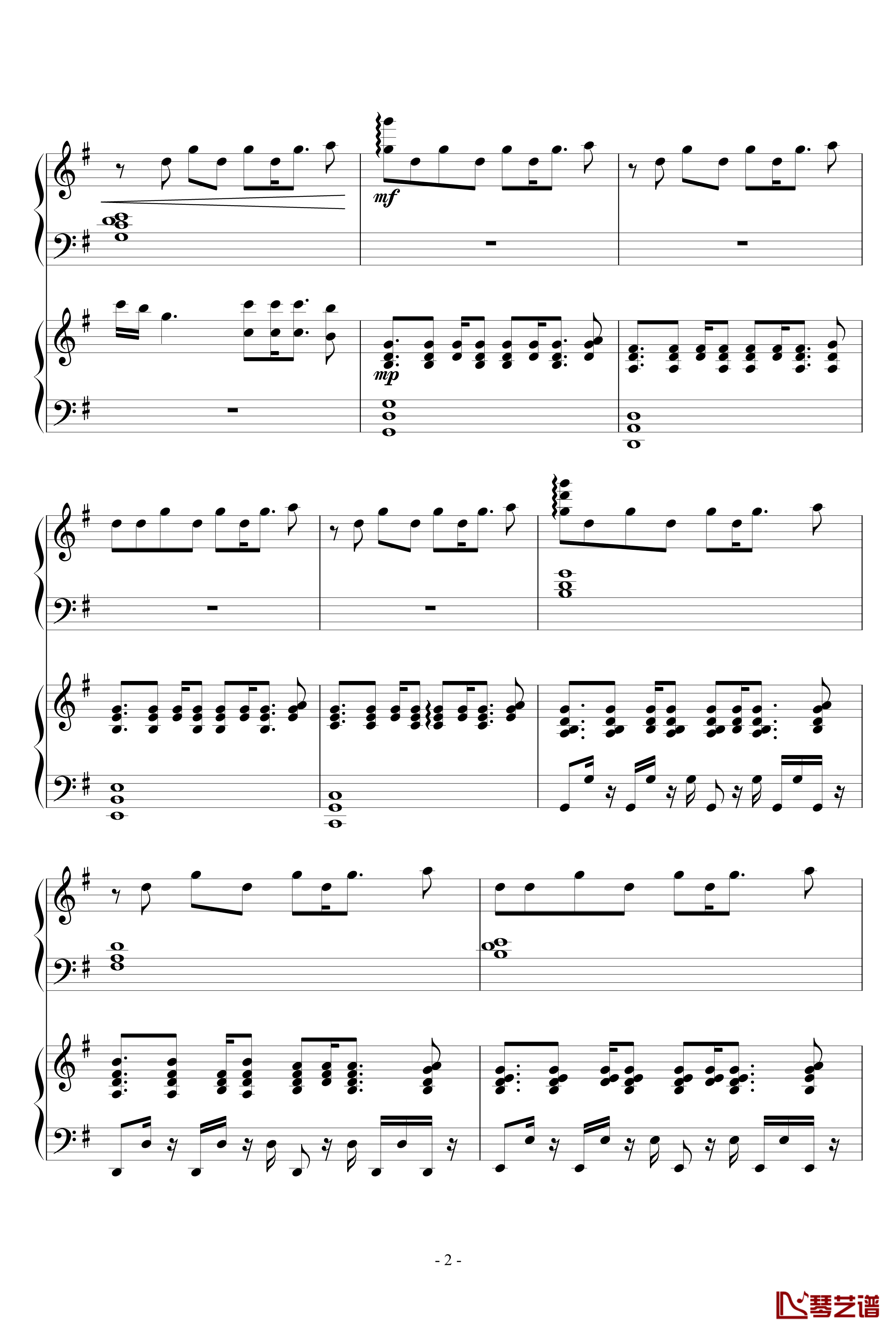 小幸福钢琴谱-lujianxiang5552