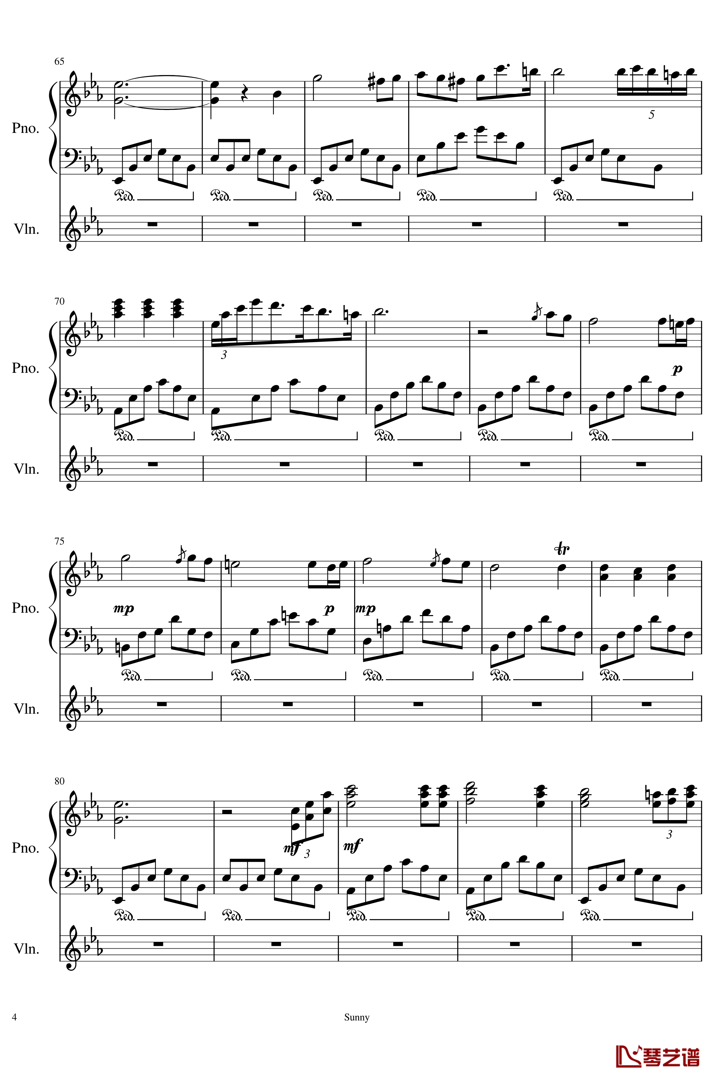 Op.1-1 钢琴谱-My First Music-SunnyAK474