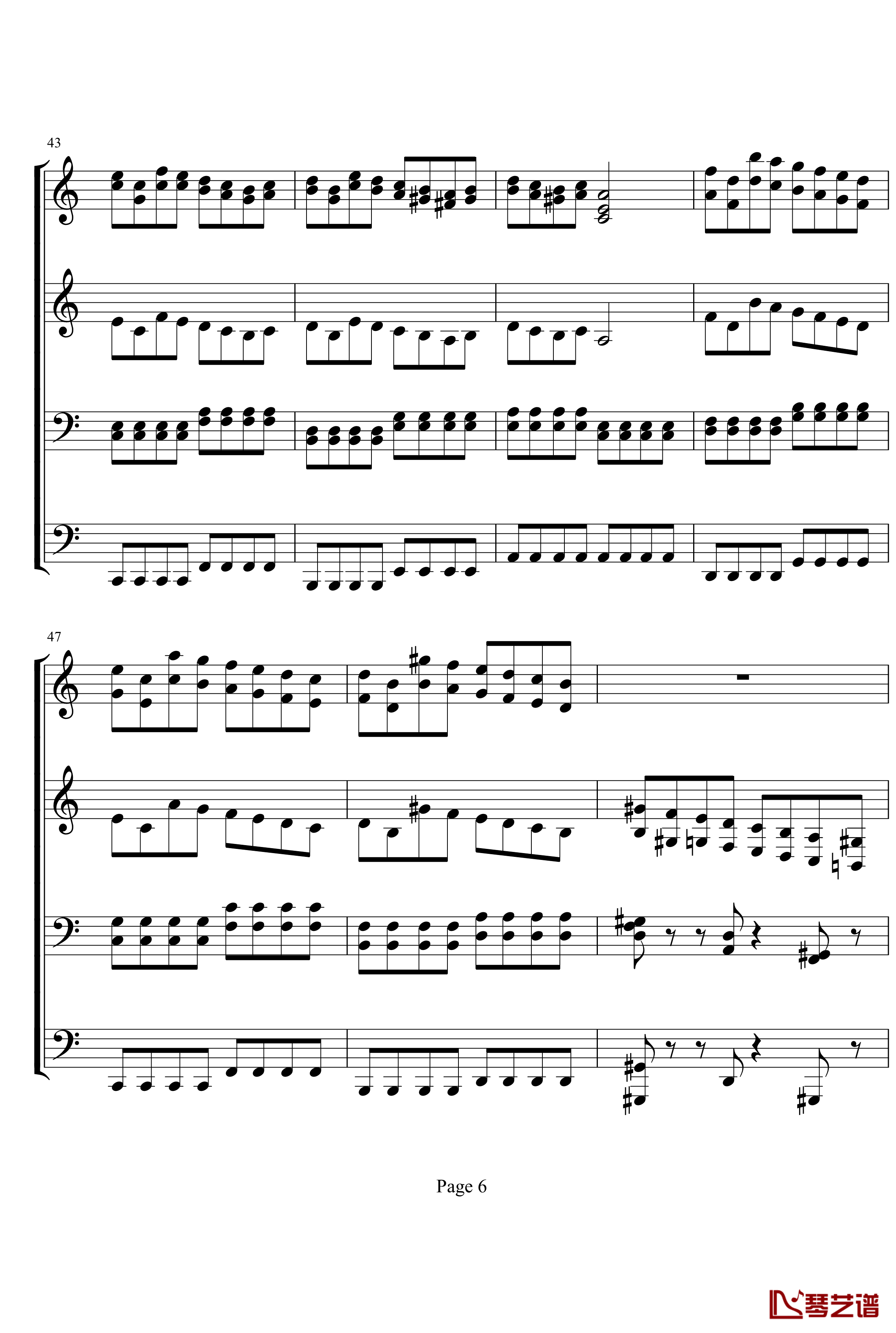 V3钢琴谱-贝多芬-beethoven6