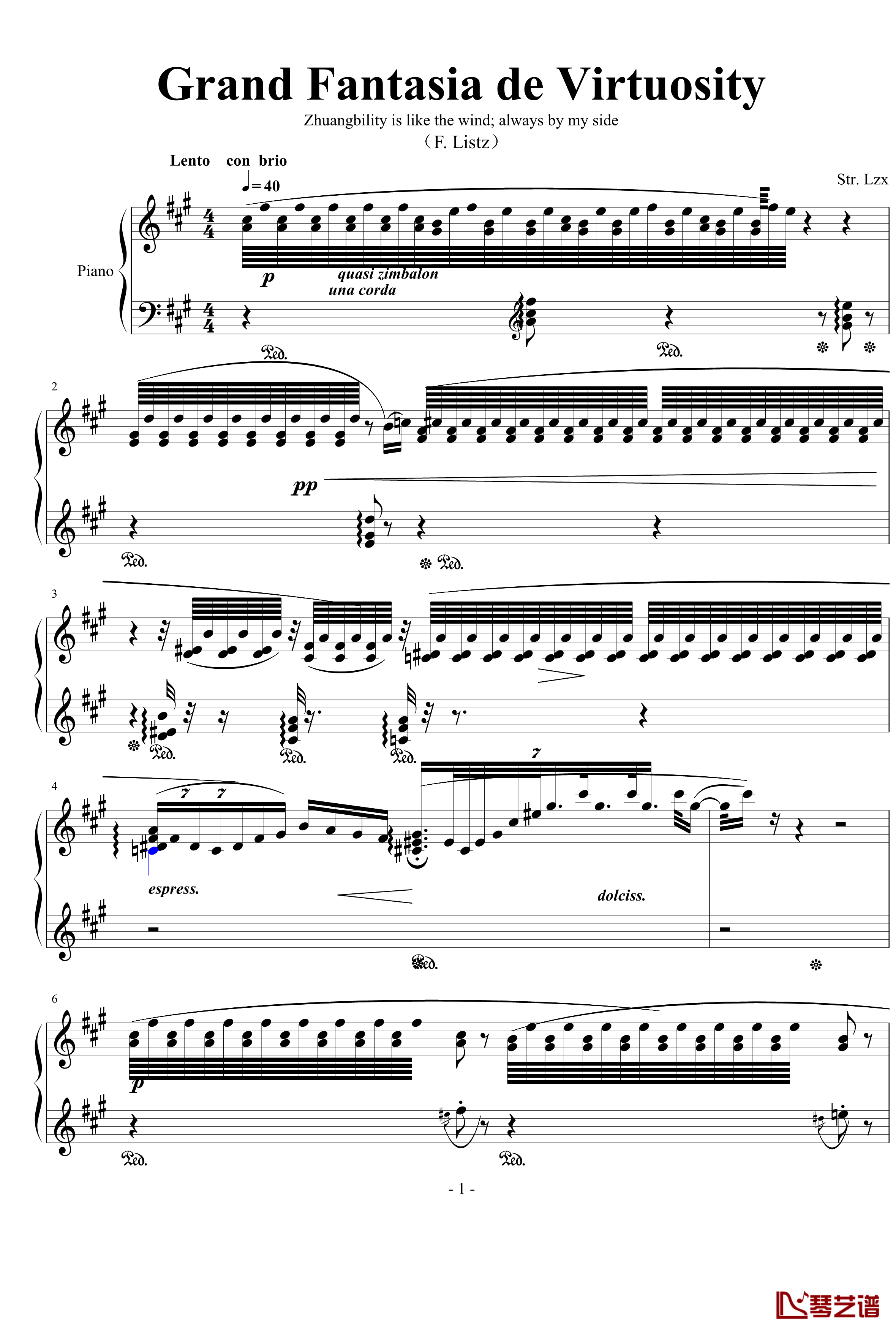 Grand Fantasia de Virtuosity钢琴谱-strikelzx1