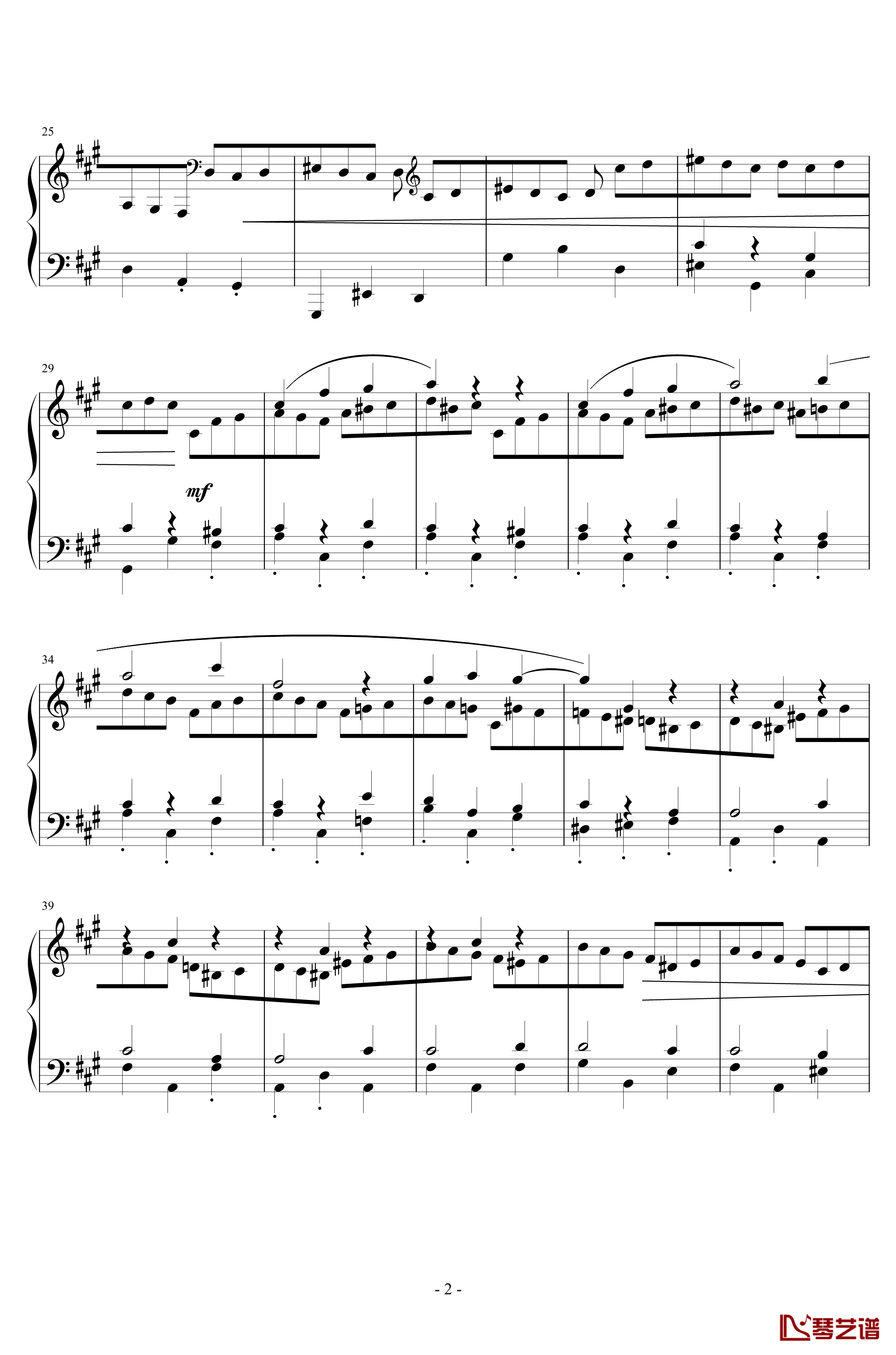 第三乐章钢琴谱-A大调奏鸣曲-清代皇帝2