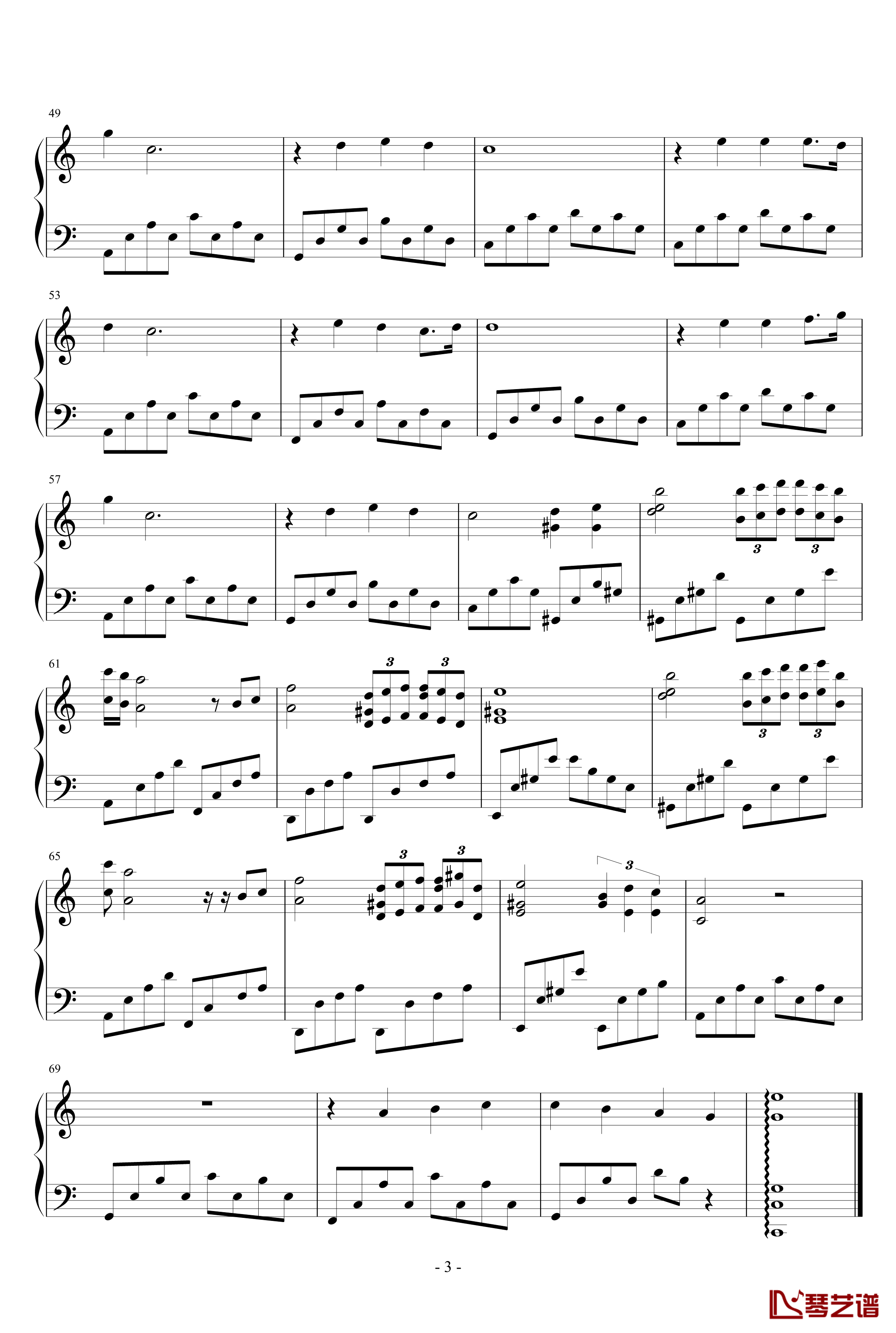 萤林配乐钢琴谱—第一首-梦的世界3