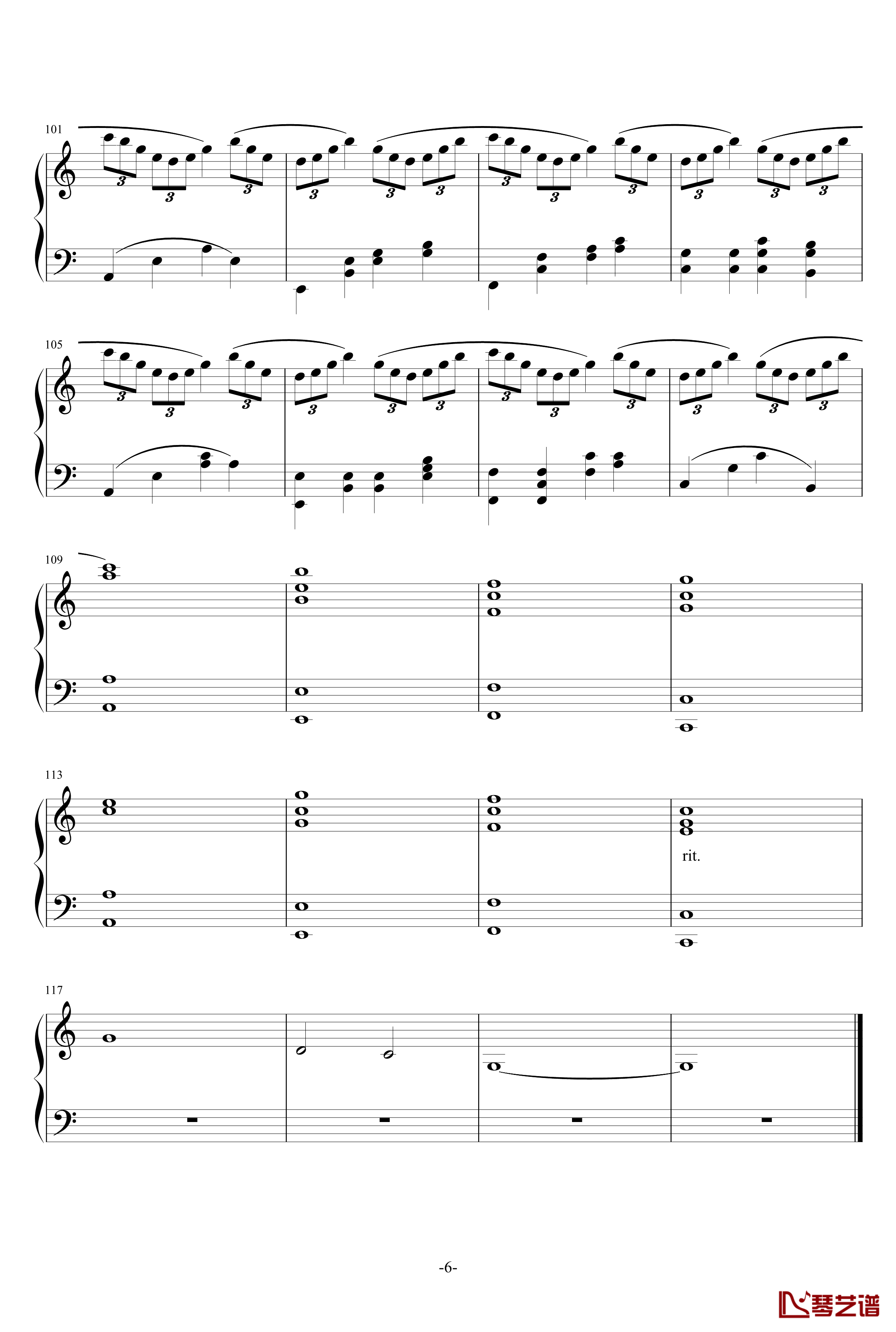 Steinway钢琴谱-节奏医生6