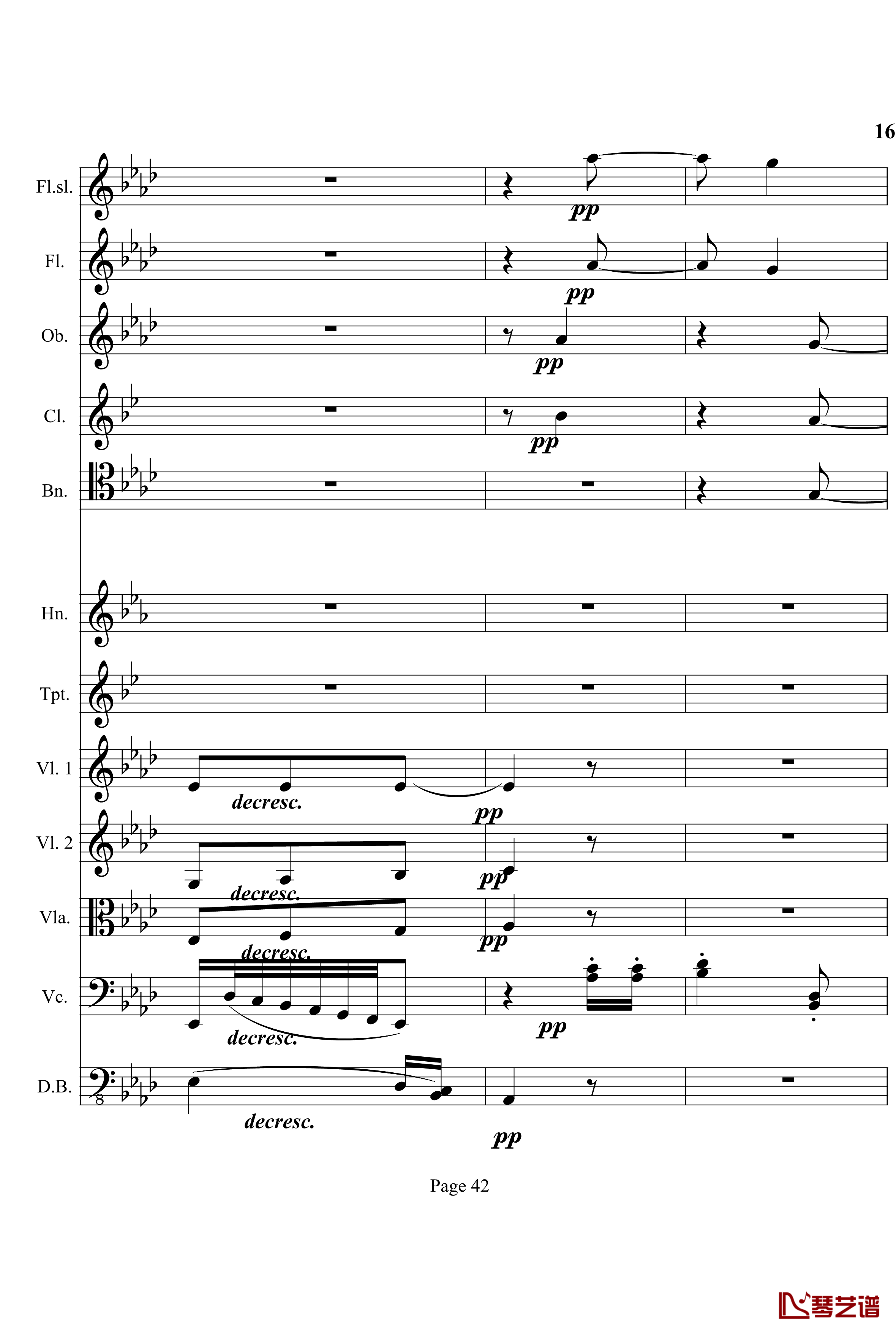奏鸣曲之交响钢琴谱-第12首-Ⅰ-贝多芬-beethoven42