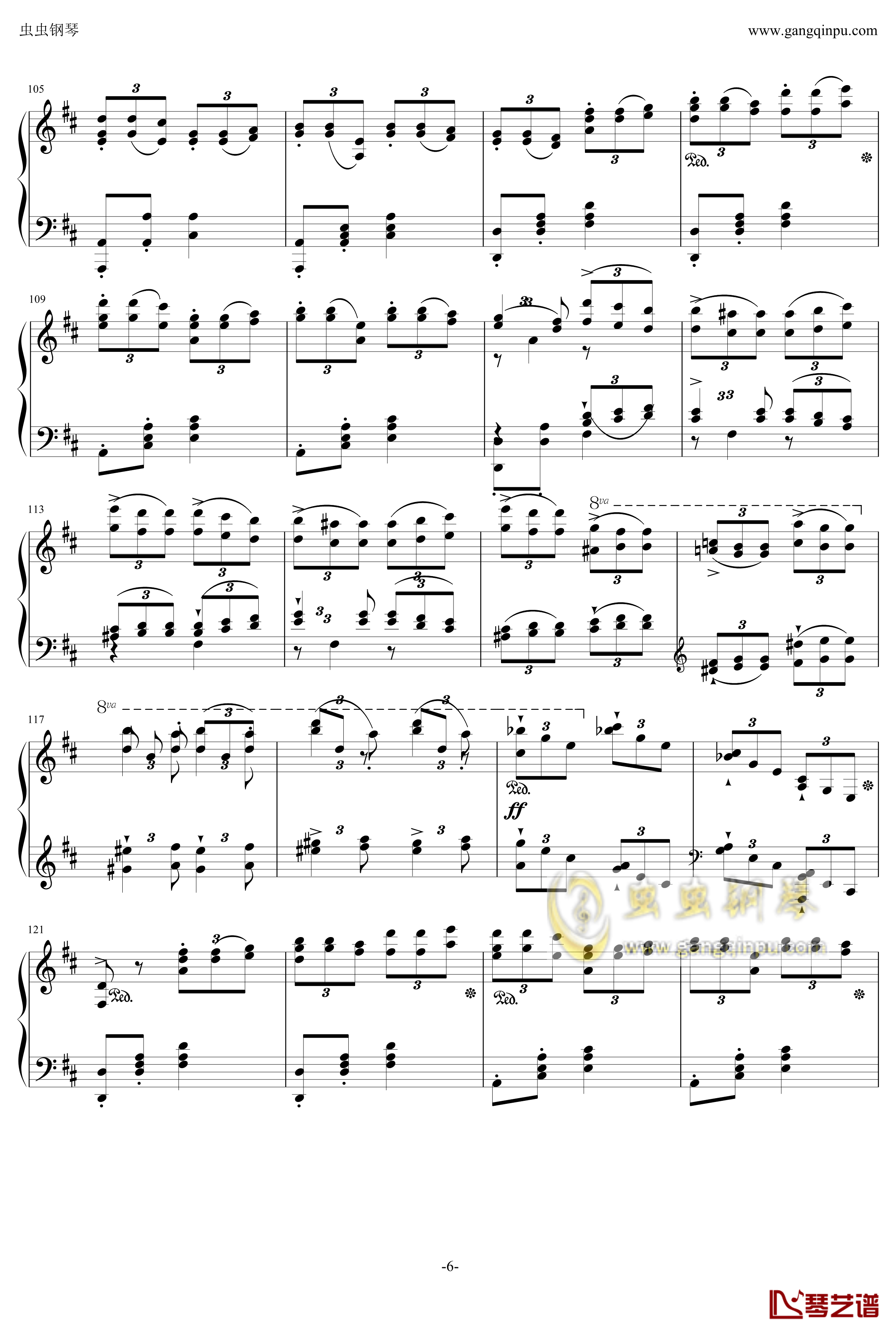 清教徒的回忆钢琴谱-引子和波兰舞曲-李斯特6