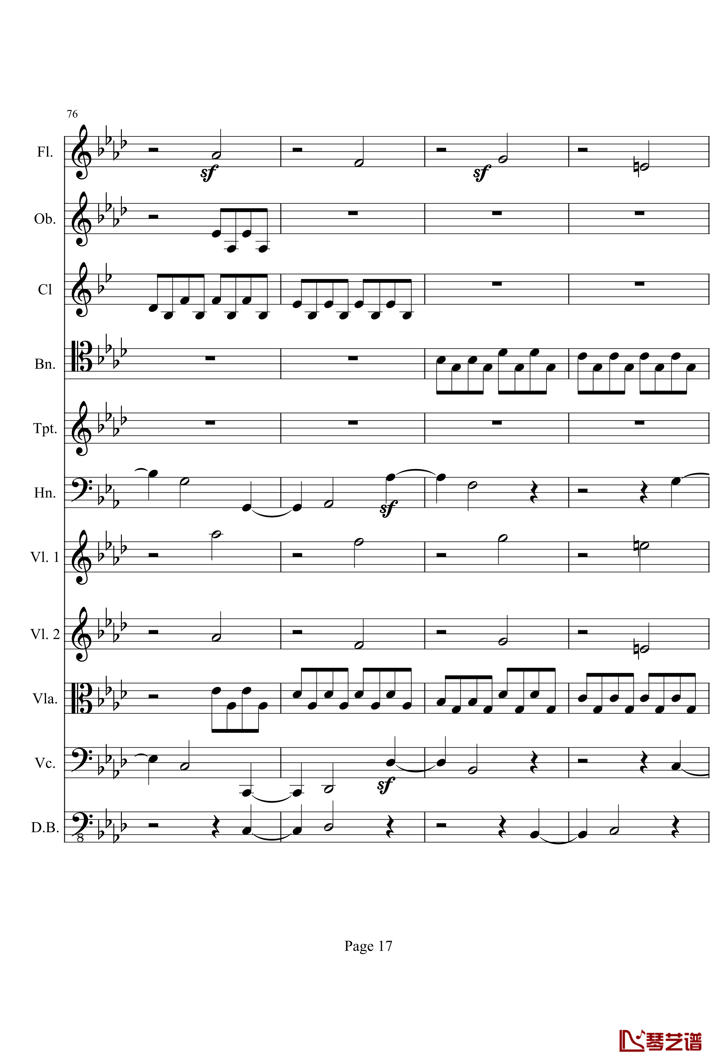 奏鸣曲之交响钢琴谱-第1首-Ⅰ-贝多芬-beethoven17