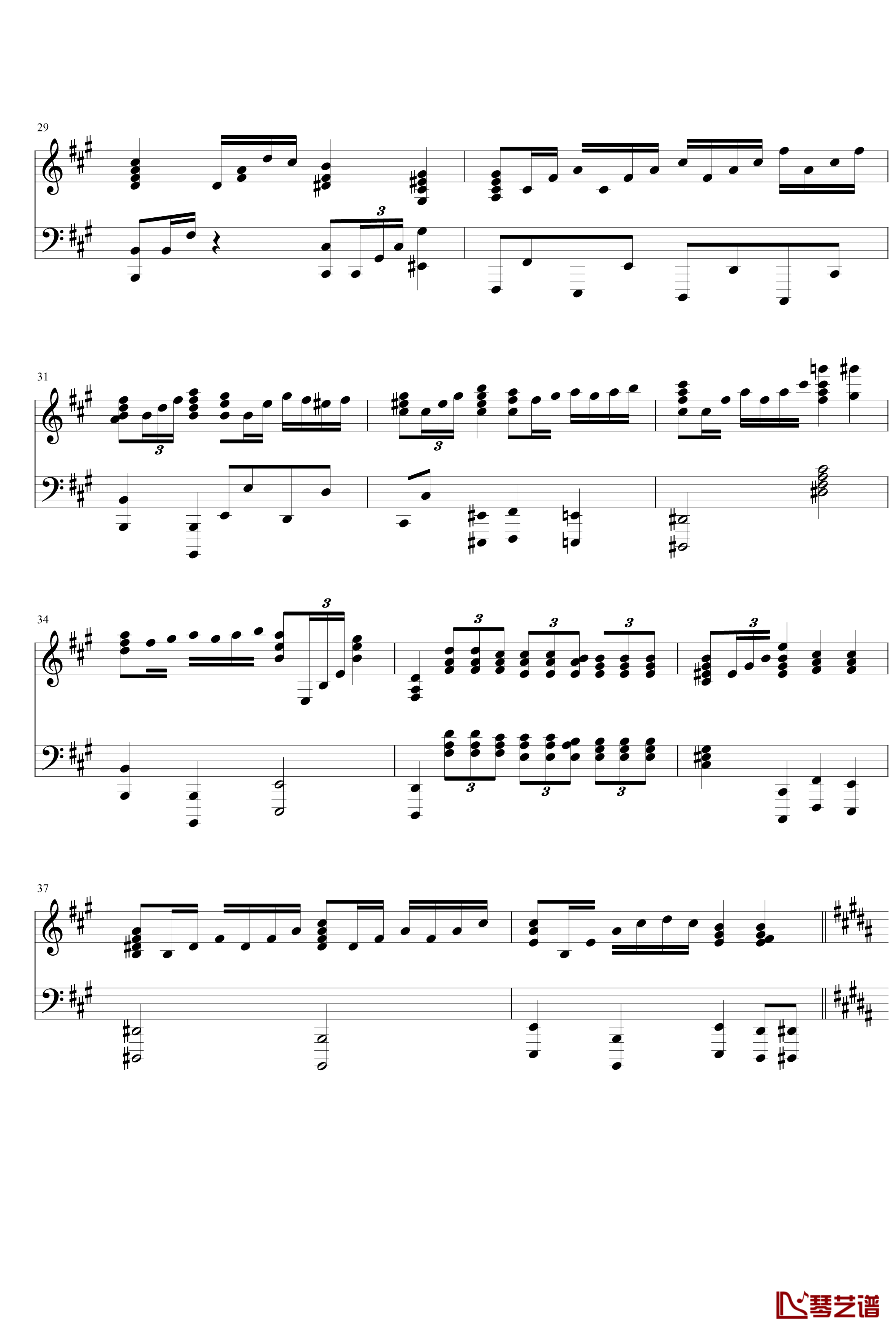 ANiMA钢琴谱-开源版-xi3