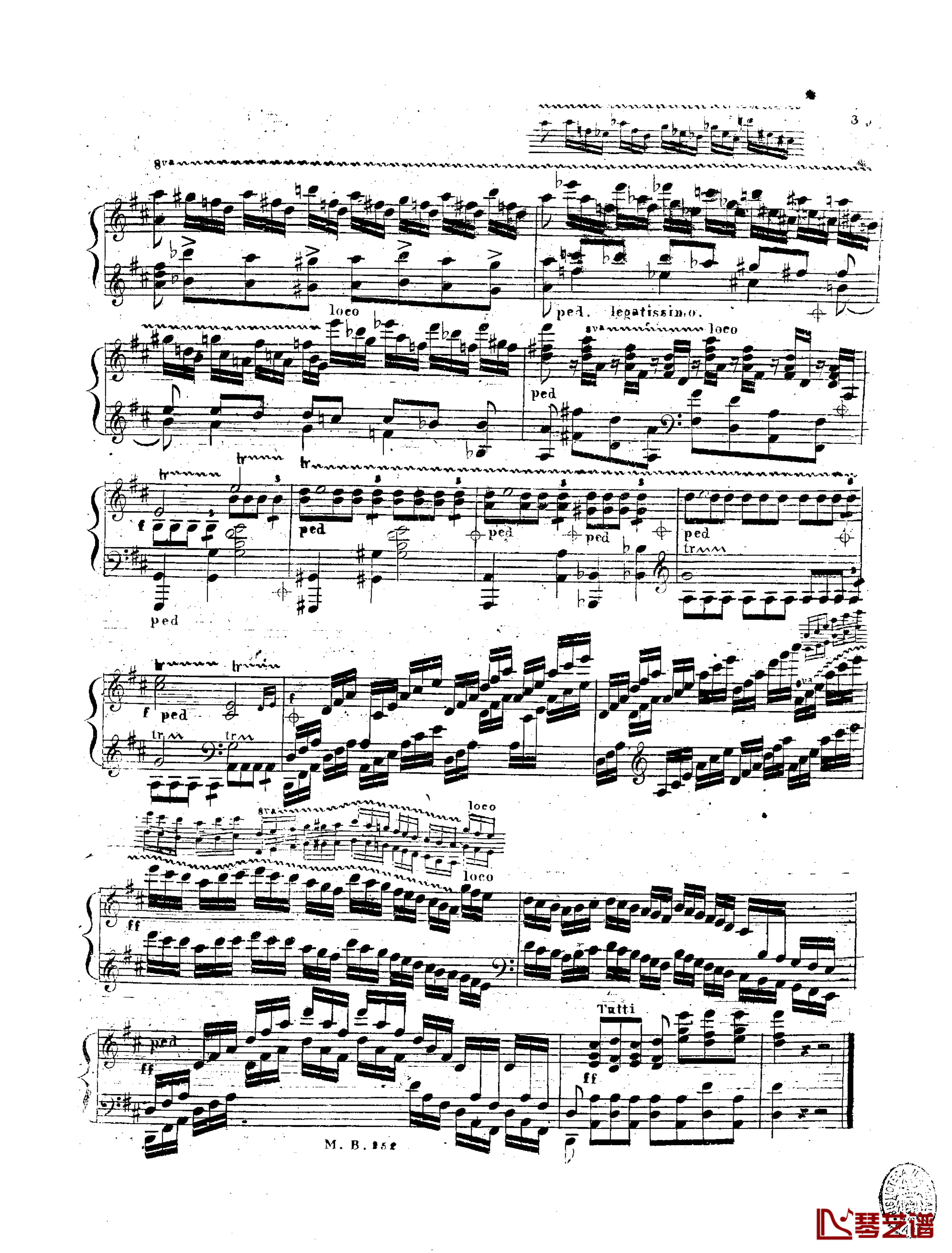  d小调第一钢琴协奏曲 Op.61  第三乐章钢琴谱-卡尔克布雷纳15
