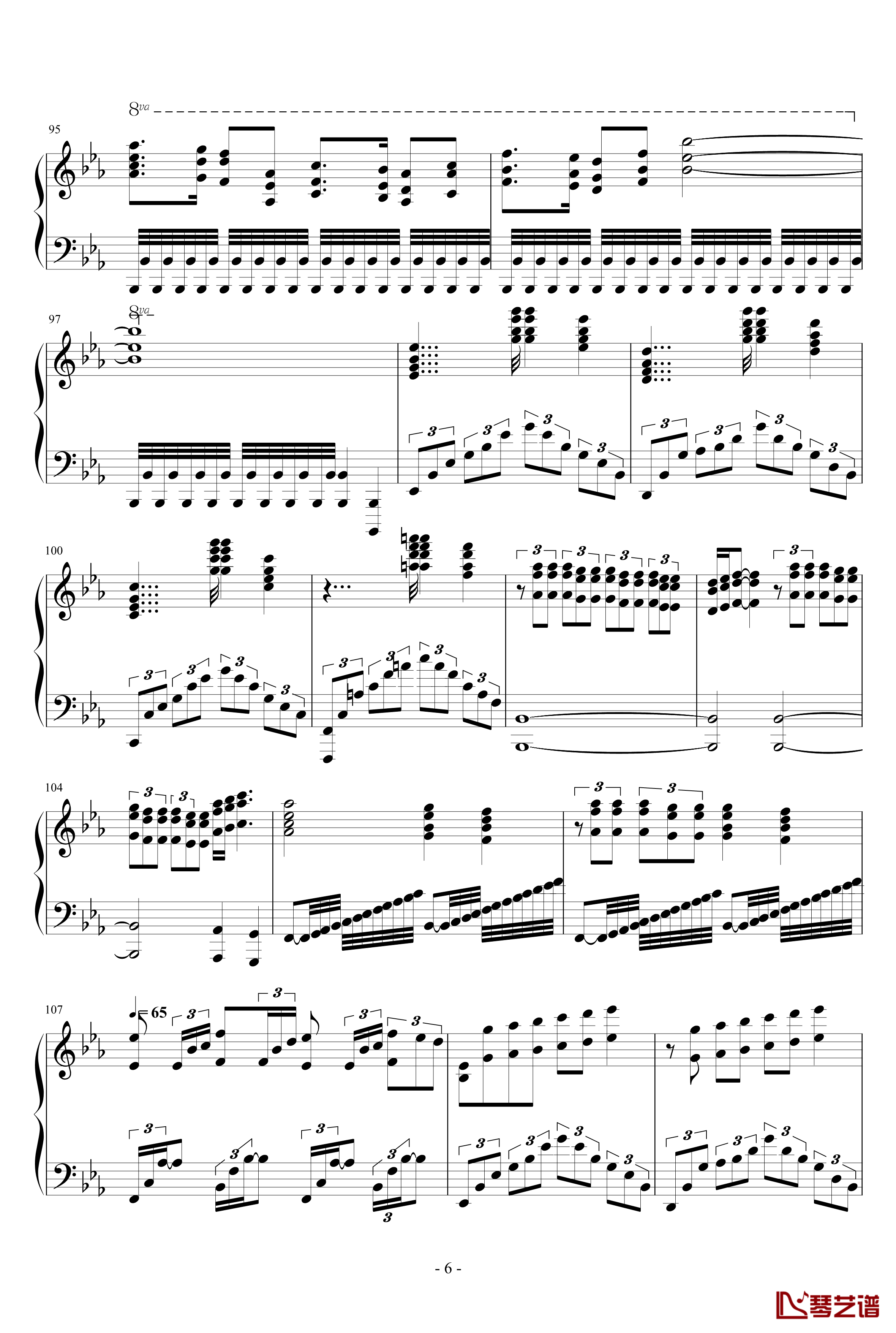 Bohemian Rhapsody钢琴谱-马克西姆-Maksim·Mrvica6