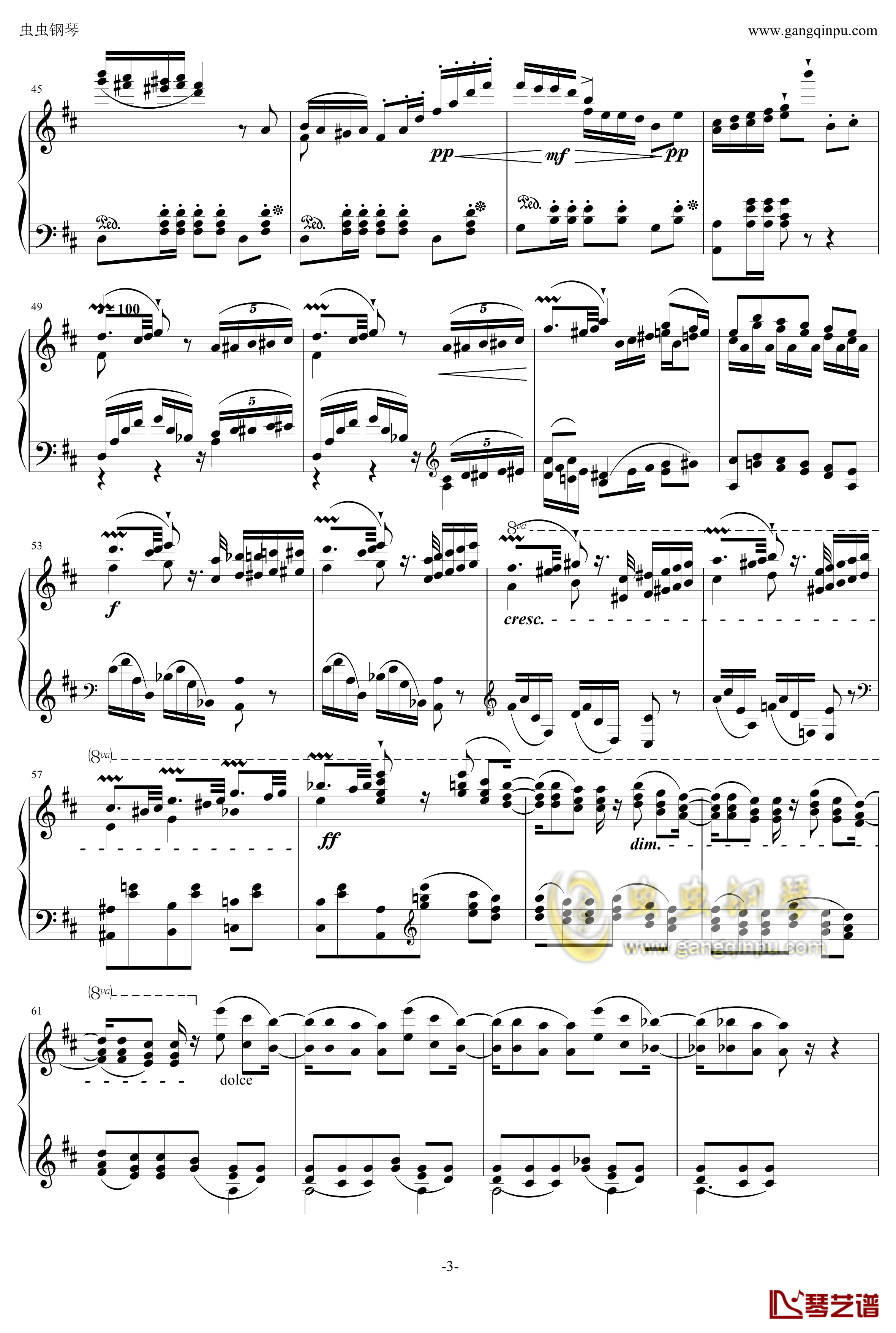 清教徒的回忆钢琴谱-引子和波兰舞曲-李斯特3