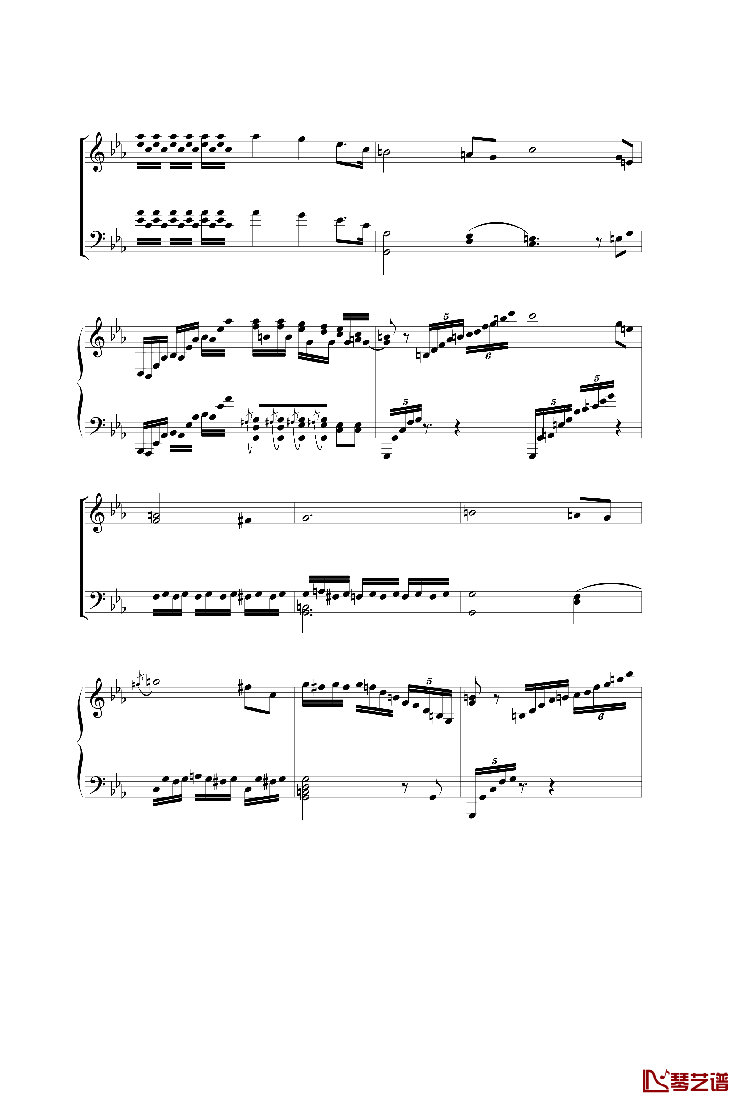 Piano Concerto钢琴谱 I-nzh19349