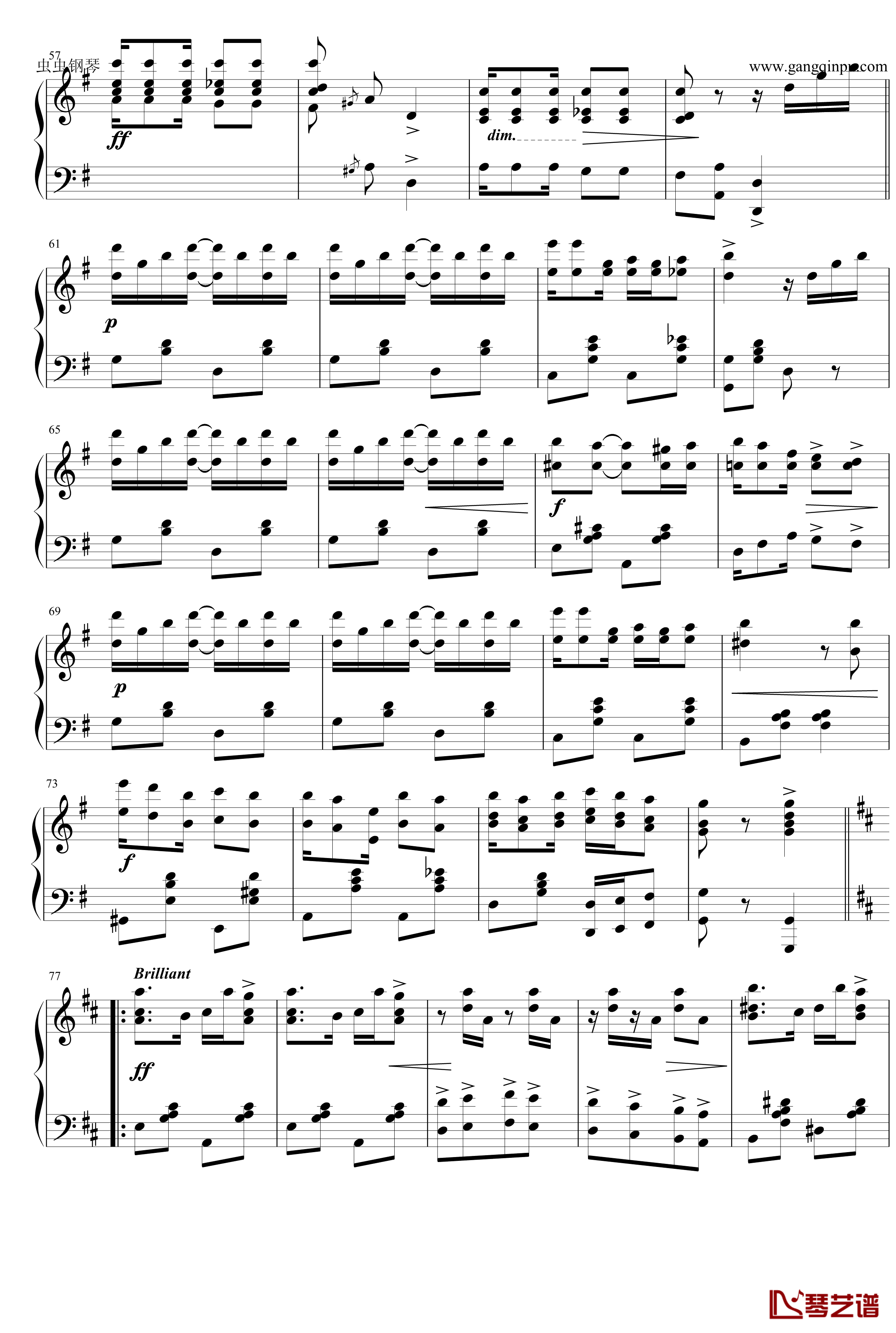 原版拉格钢琴谱-斯科特 乔普林3