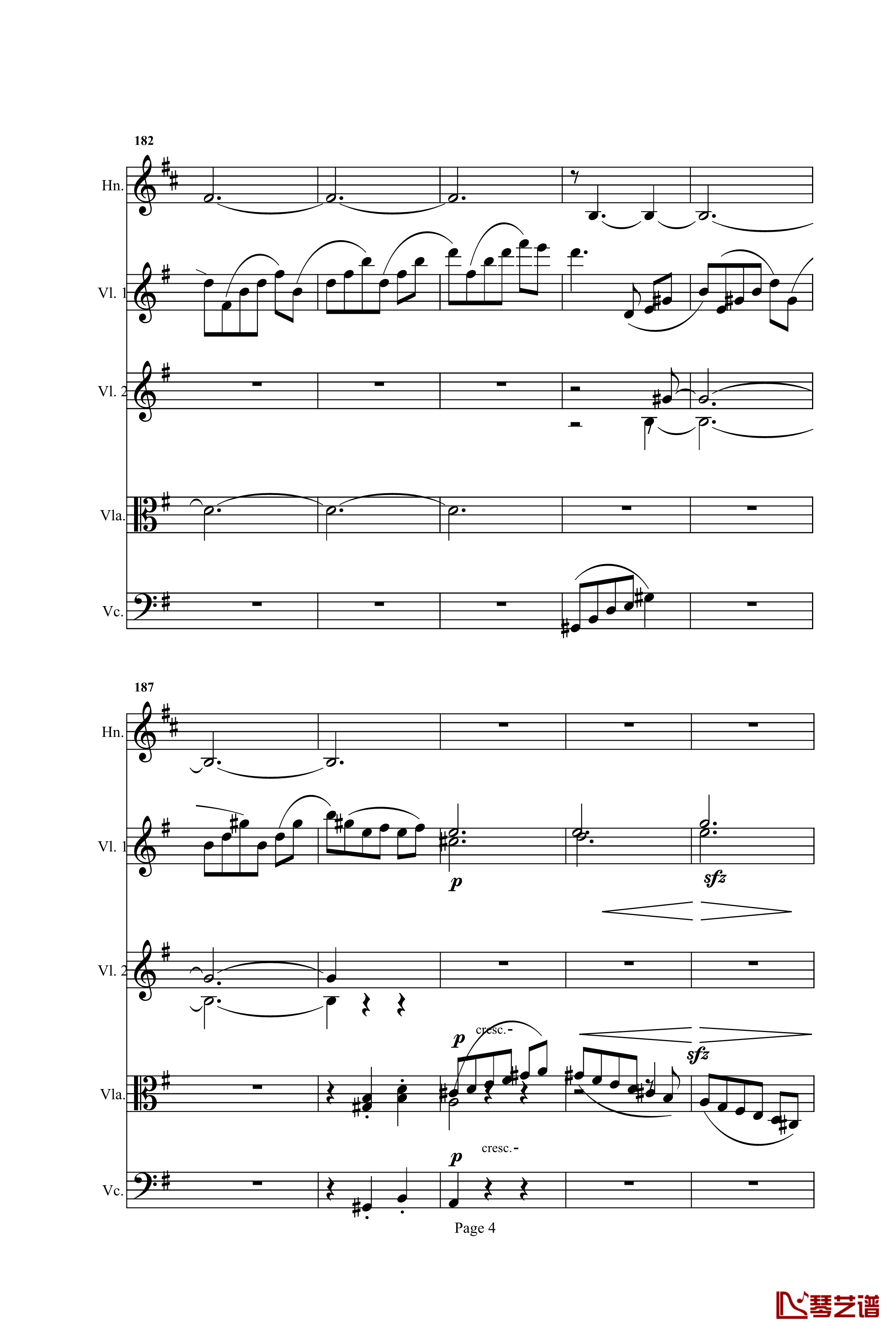 奏鸣曲之交响钢琴谱-第25首-Ⅰ-贝多芬-beethoven4