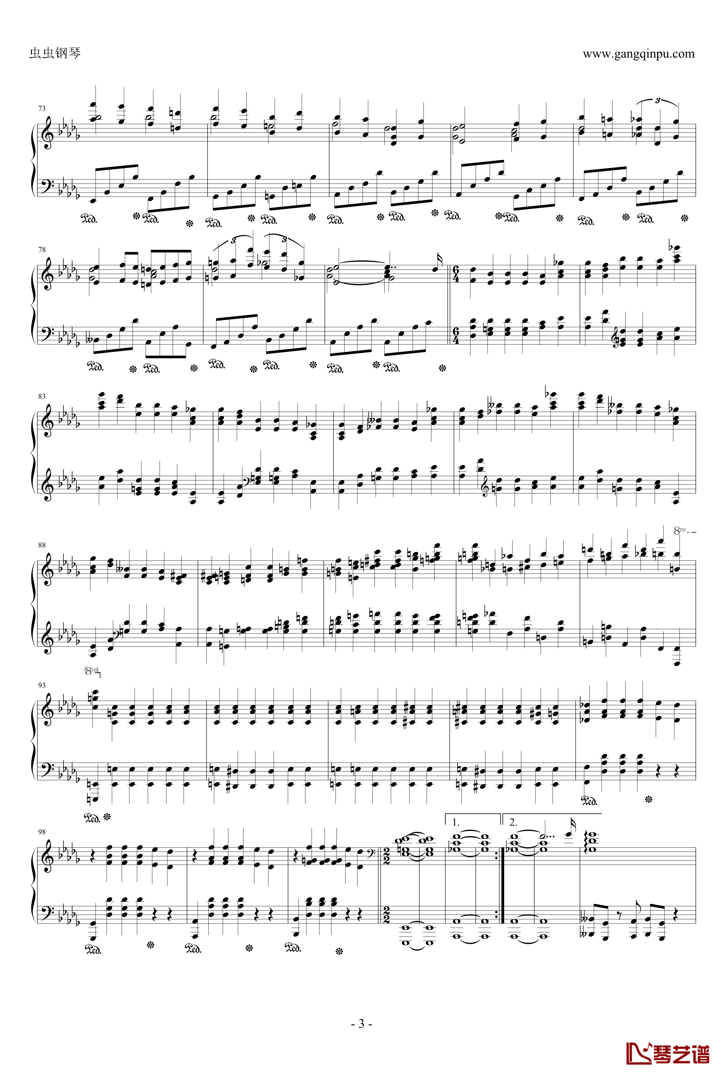 Sonata in B falt minor钢琴谱-S肖邦降b小调第二钢琴奏鸣曲 Op.353