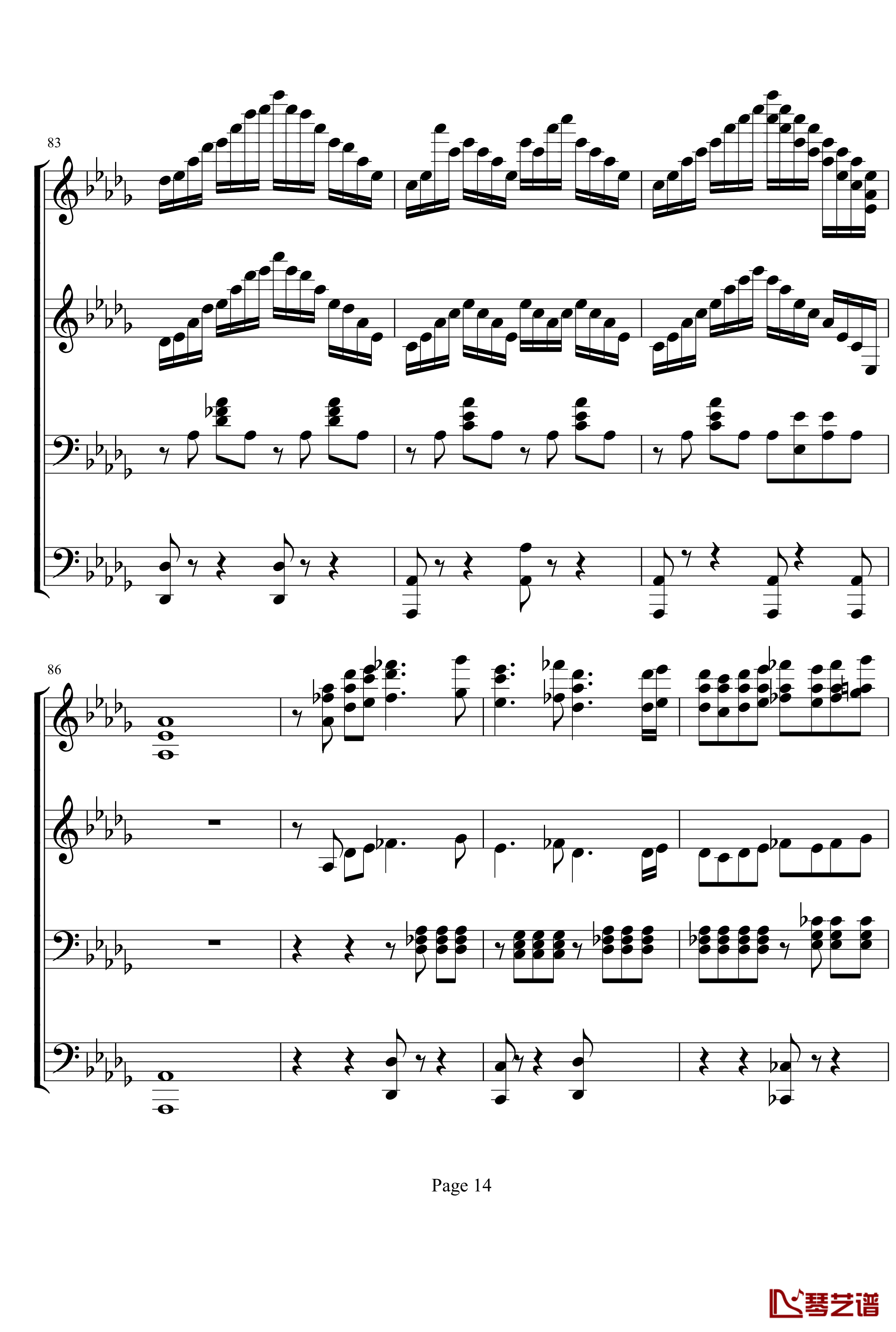 V3钢琴谱-贝多芬-beethoven14