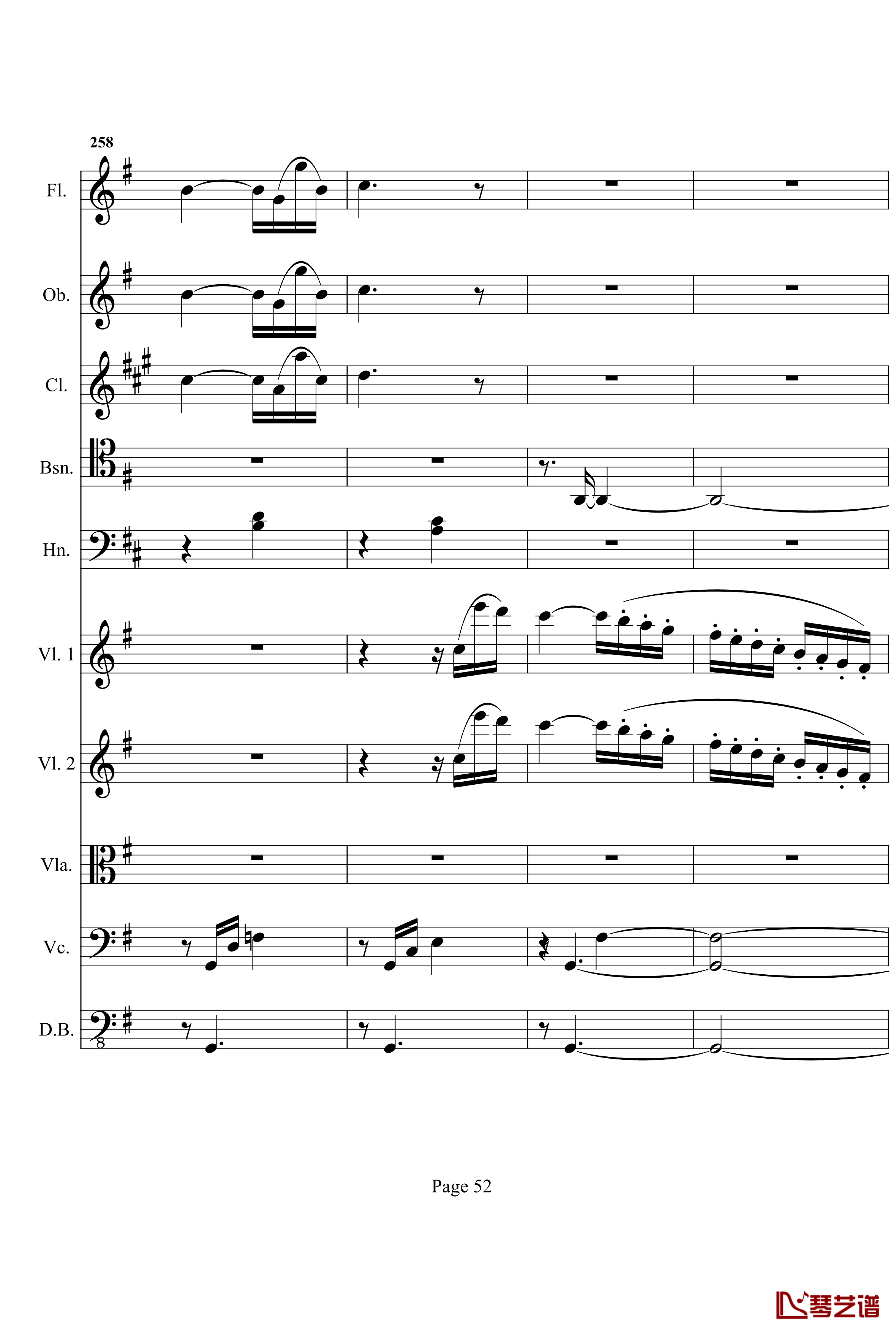 奏鸣曲之交响钢琴谱- 第十首-Ⅰ-贝多芬-beethoven52