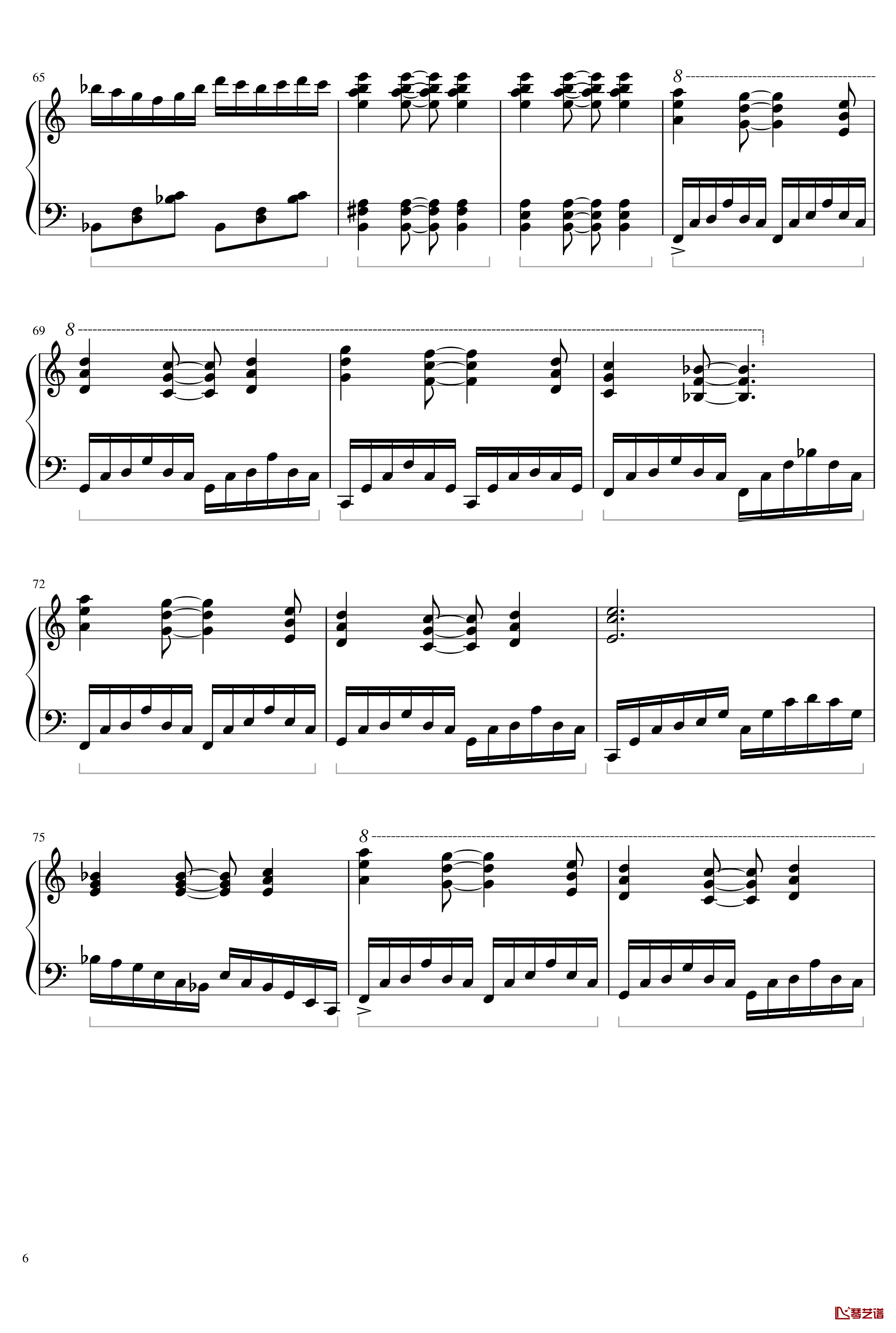 冥5钢琴谱-yewwc6