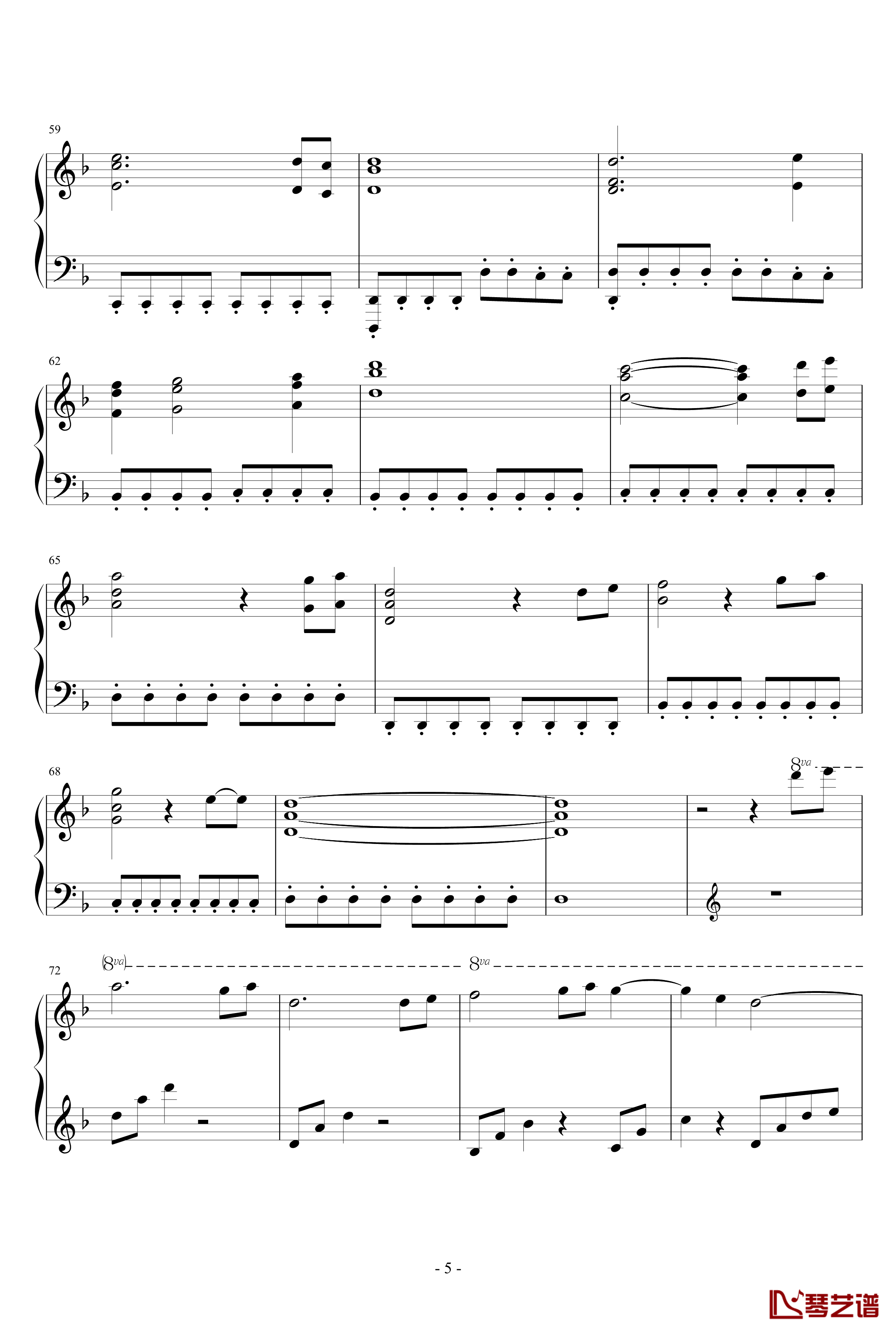 春雨钢琴谱-johnsonf15
