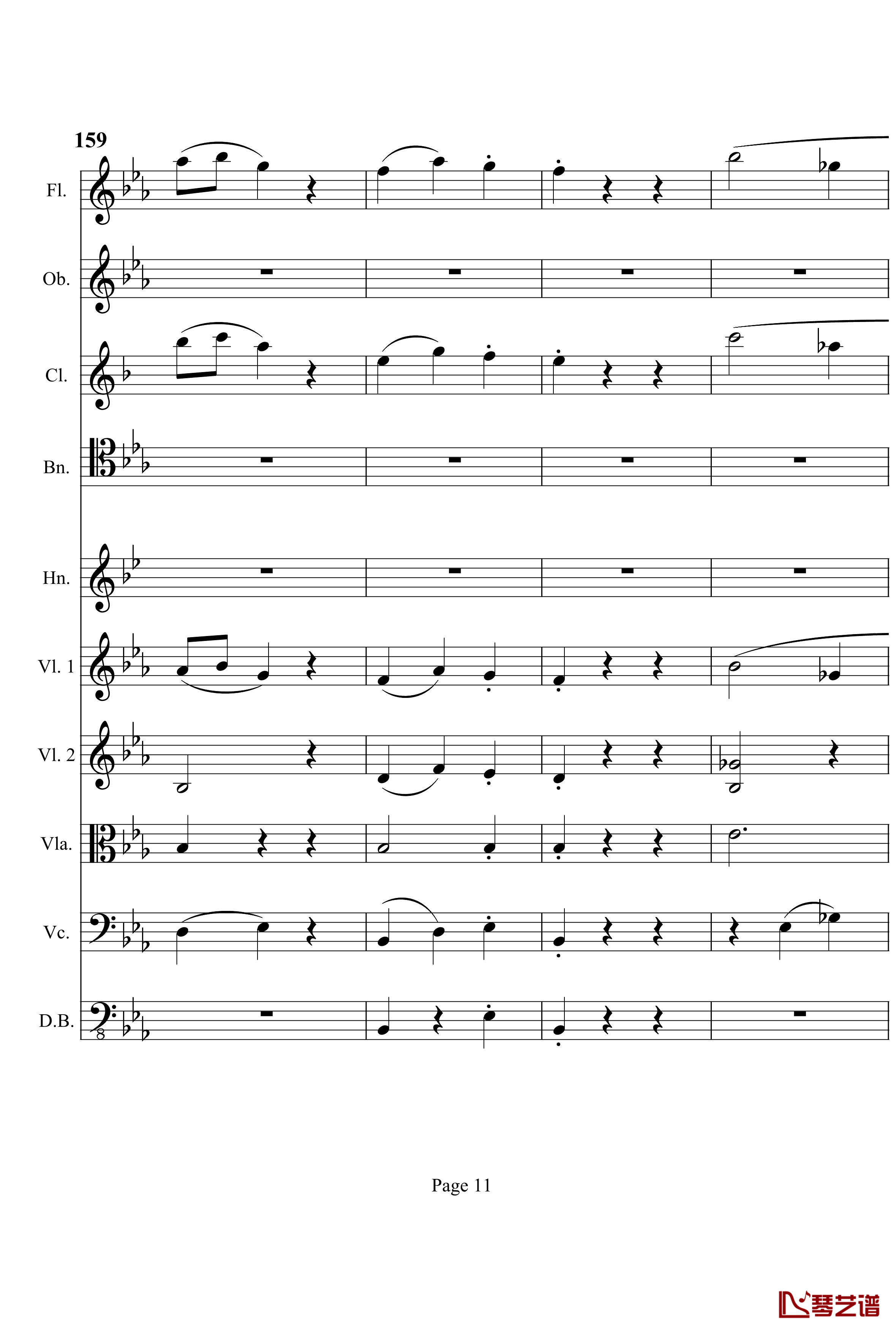 奏鸣曲之交响钢琴谱-第4首-Ⅲ-贝多芬-beethoven11