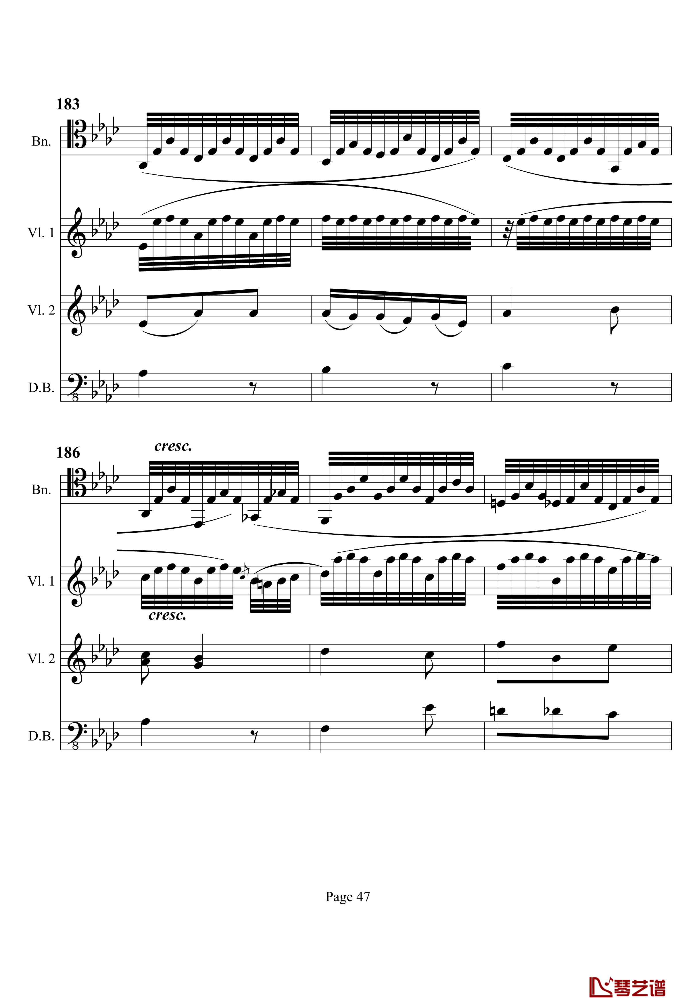 奏鸣曲之交响钢琴谱-第12首-Ⅰ-贝多芬-beethoven47