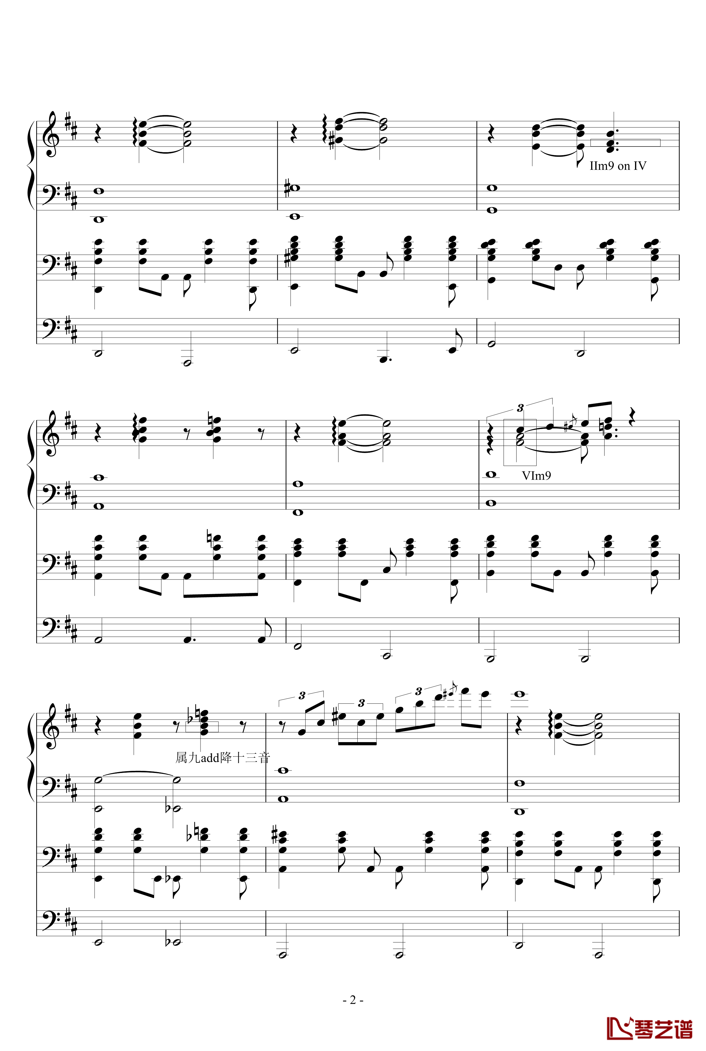 未完成的巴萨诺瓦钢琴谱-Uzumaki_Naruto2