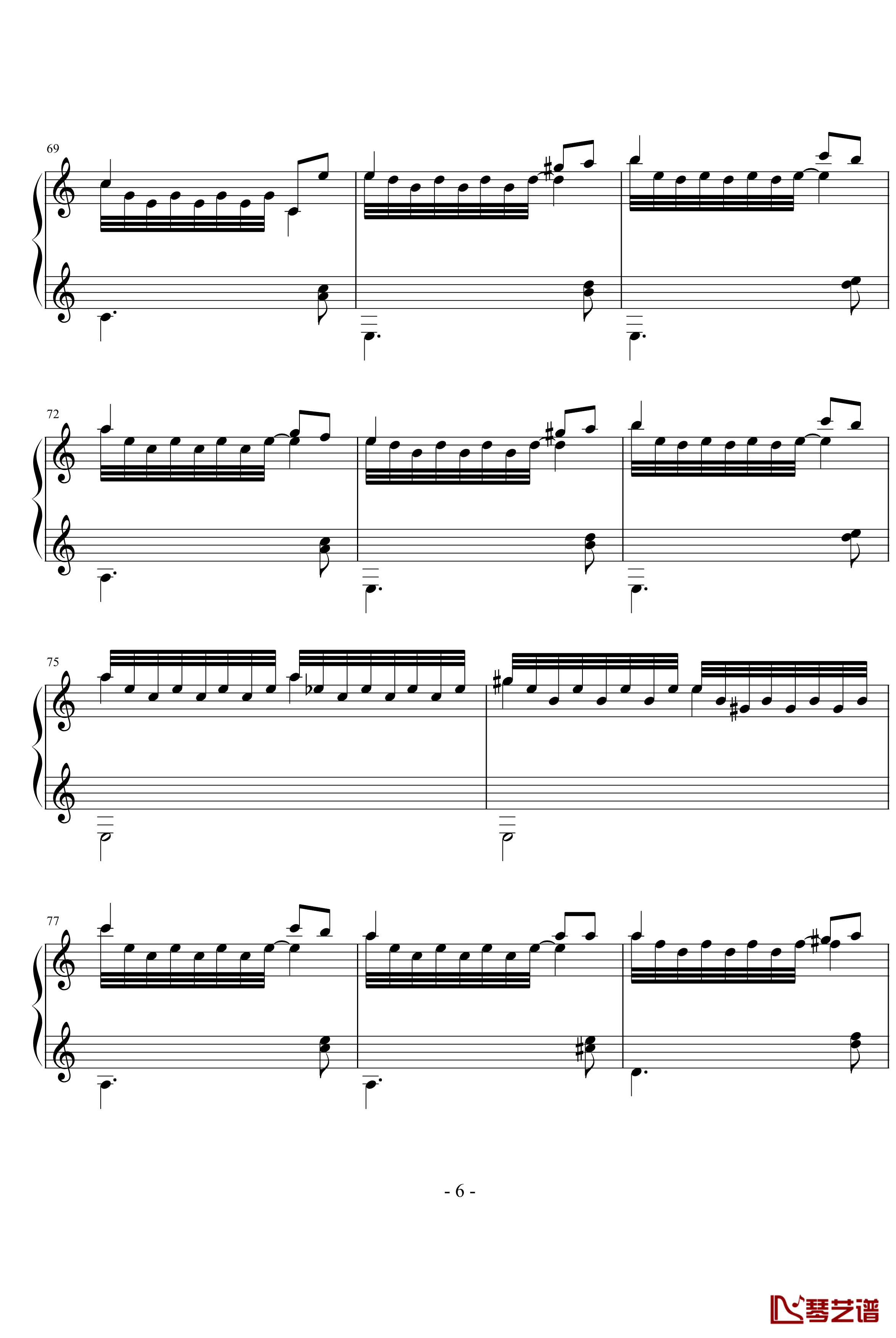 Pianto Dell Amante钢琴谱-未知分类6