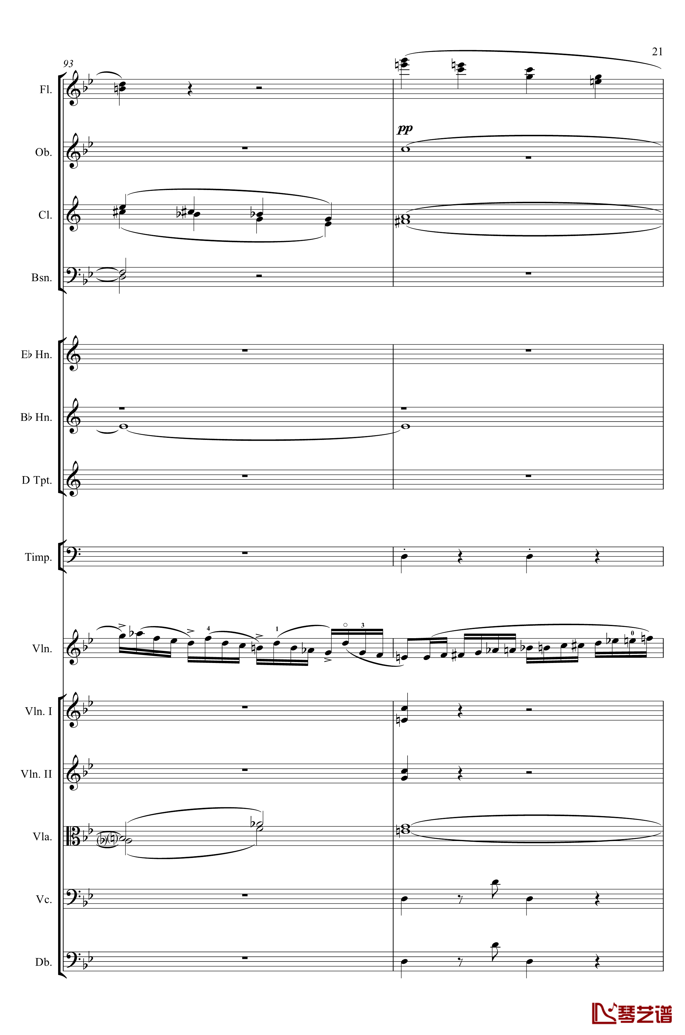 g小调第1小提琴协奏曲Op.26钢琴谱-第一乐章-Max Bruch21