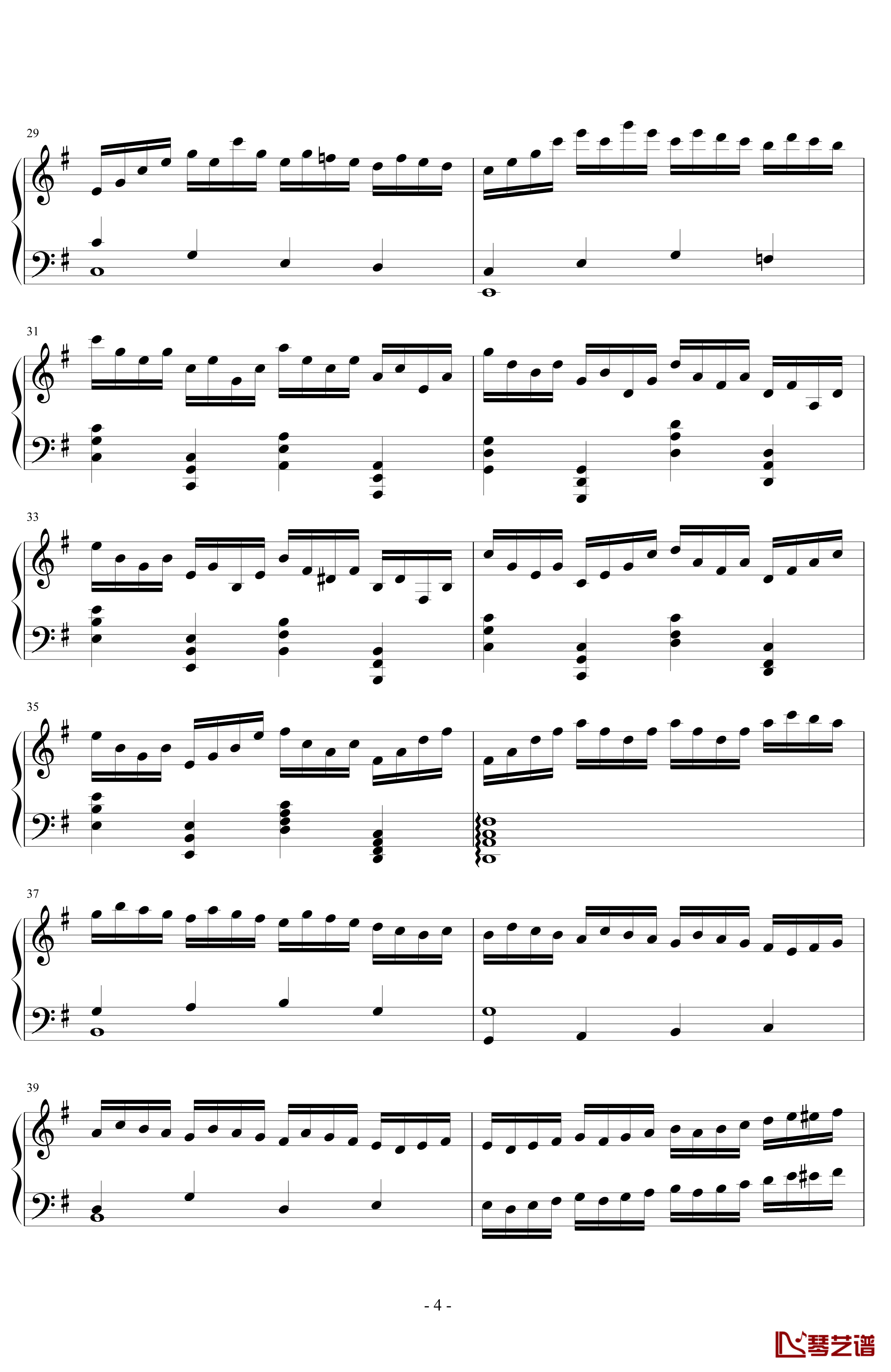 G大调第五练习曲钢琴谱-PARROT1864
