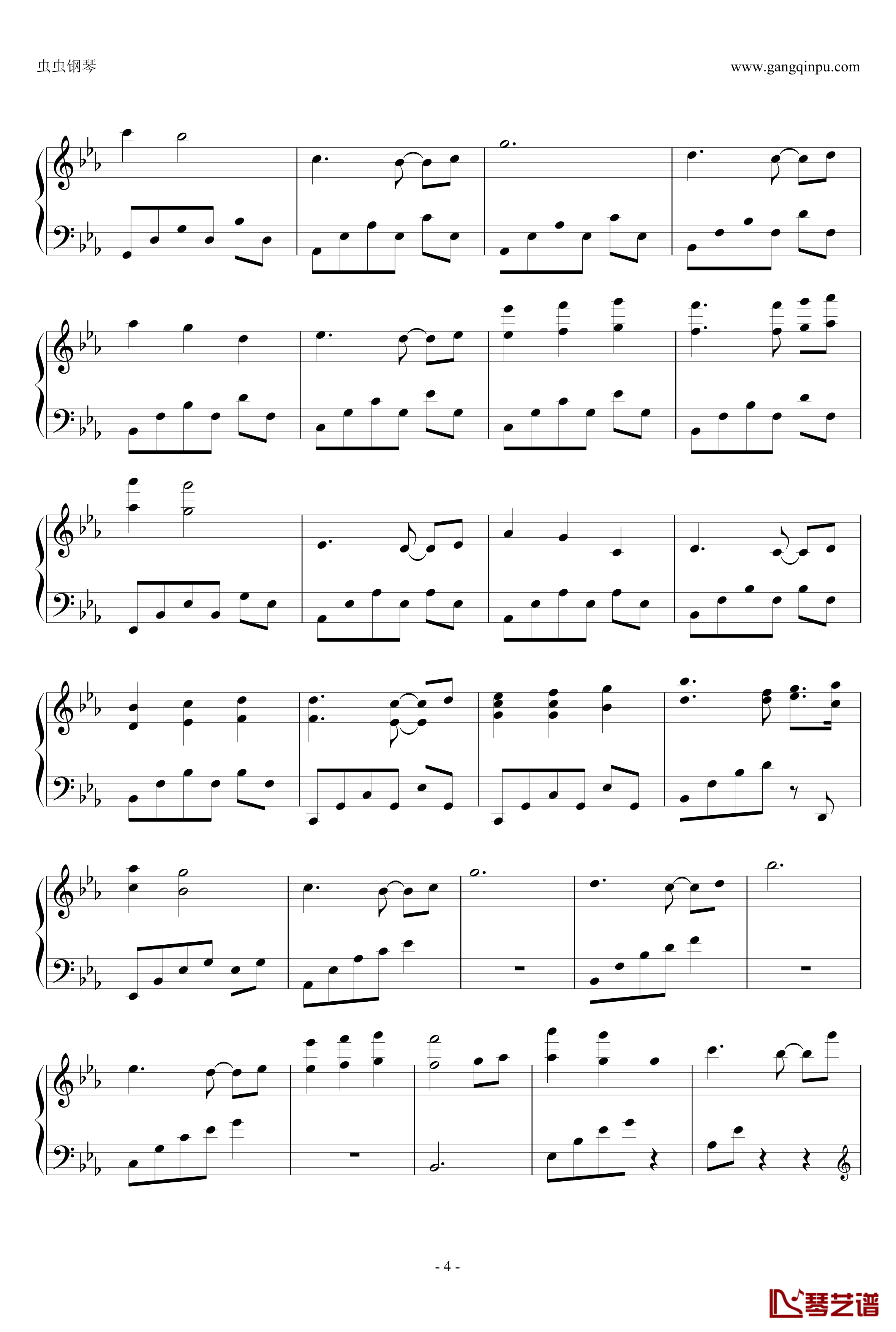 A Breathtaking Piano Piece钢琴谱-jervy hou4