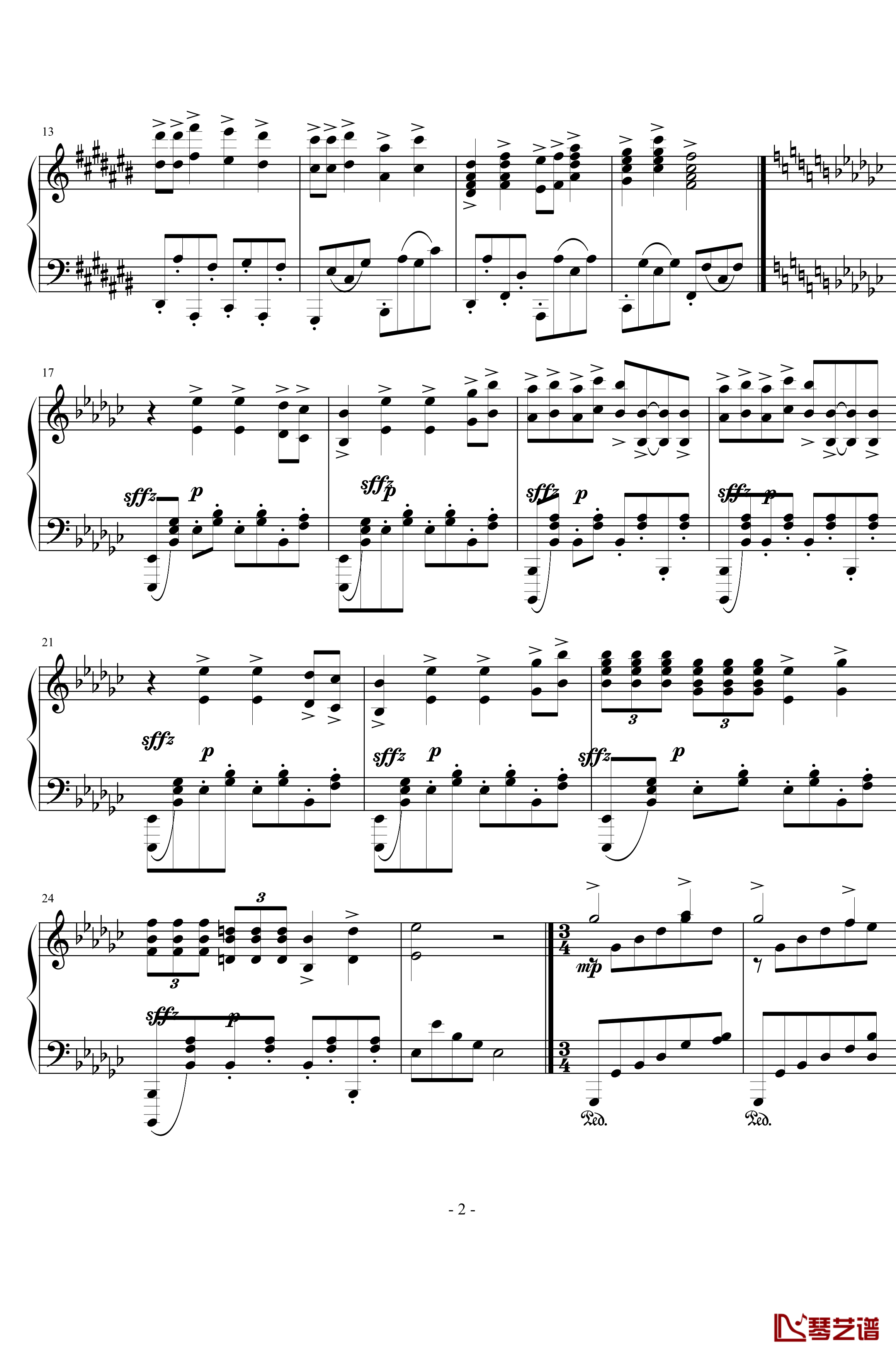 Op.40钢琴谱-前奏曲-人格分裂2